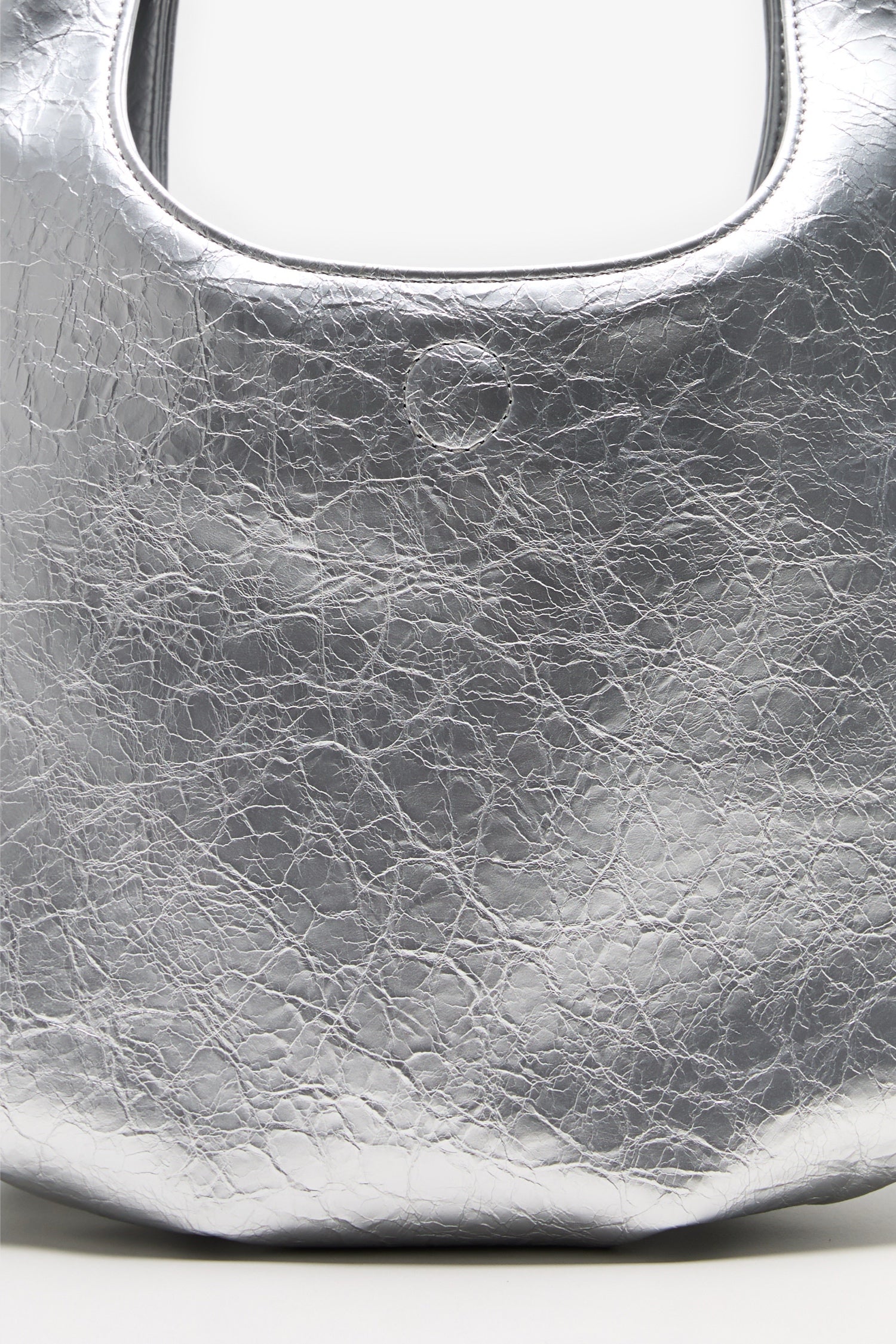 DirtySix Fuka bento bag soft pleated shiny leather shoulder underarm bag.