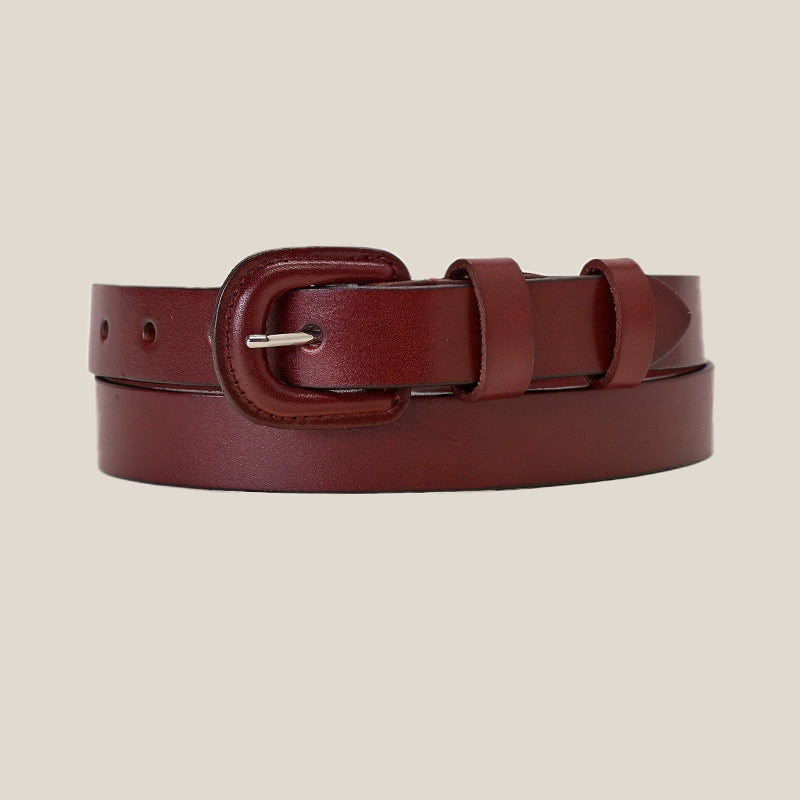 CULTUM Vintage Buckle Simple Versatile Leather Belt