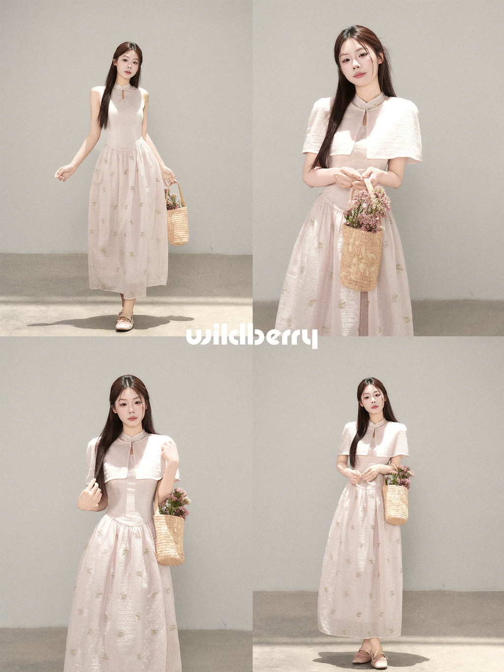 Wildberry Waist Sweet Sleeveless Tank Top Dress