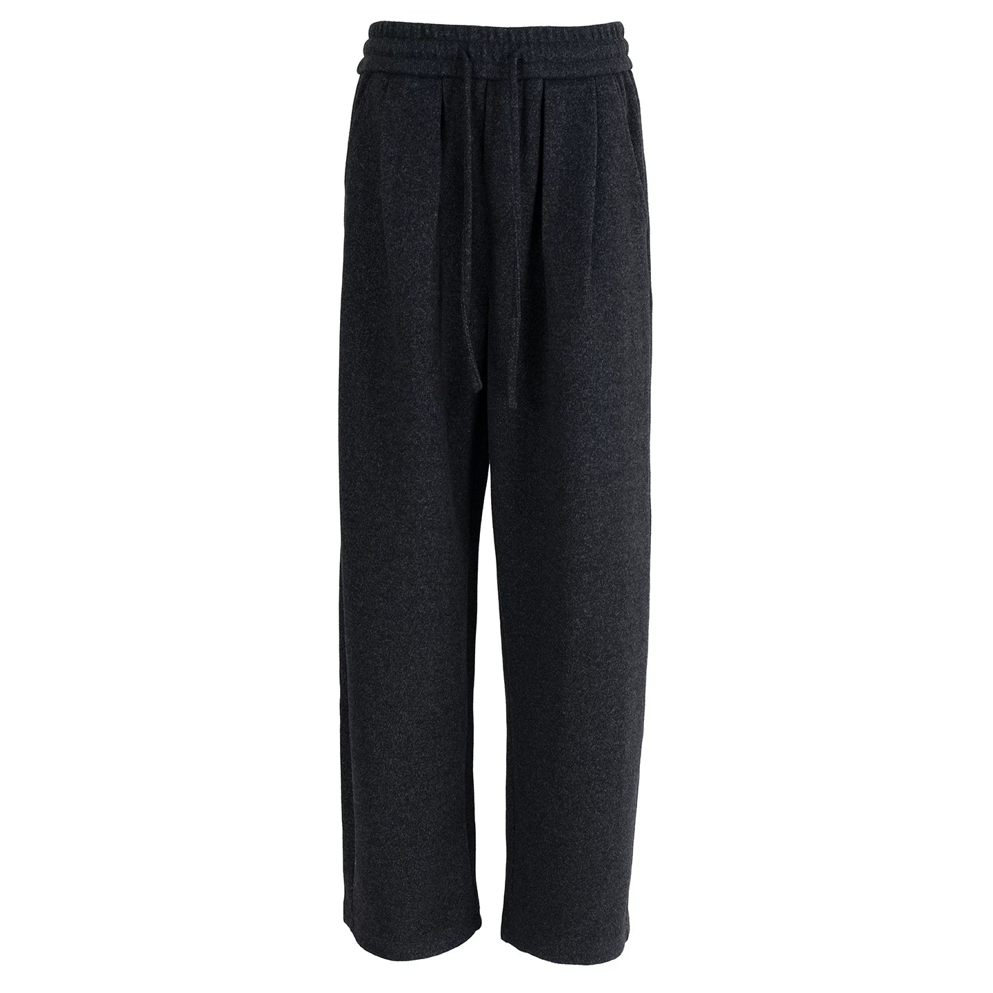 PERDU Cashmere Wool Lyocell Blend Silhouette Knitted Sweatpants