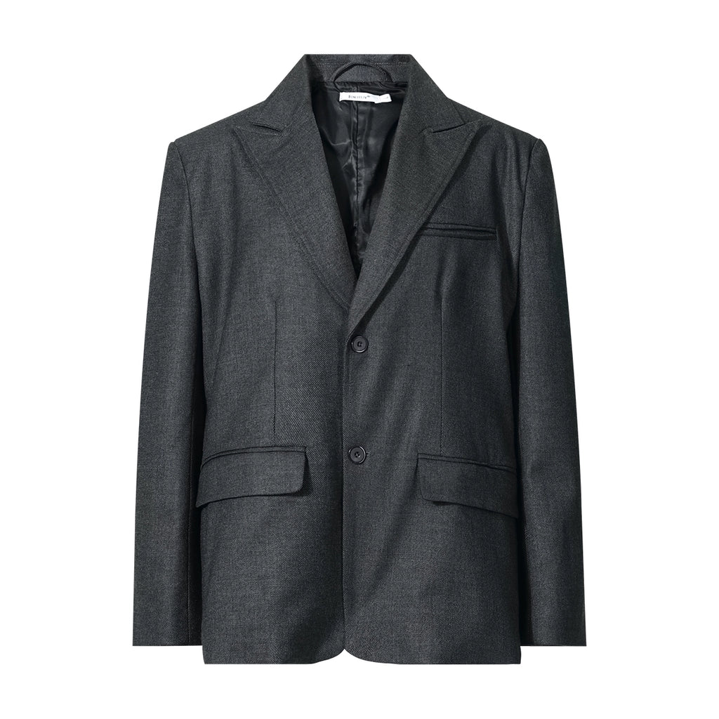 FUNKYFUN Silhouette Casual Blazer