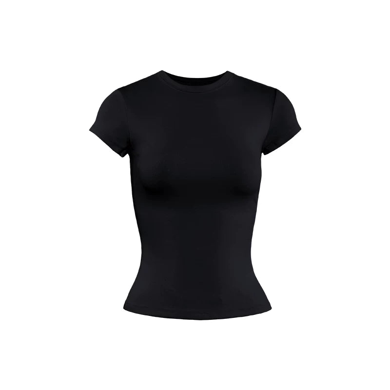 Audwyn Crew Neck Slim Skinny Versatile Tee