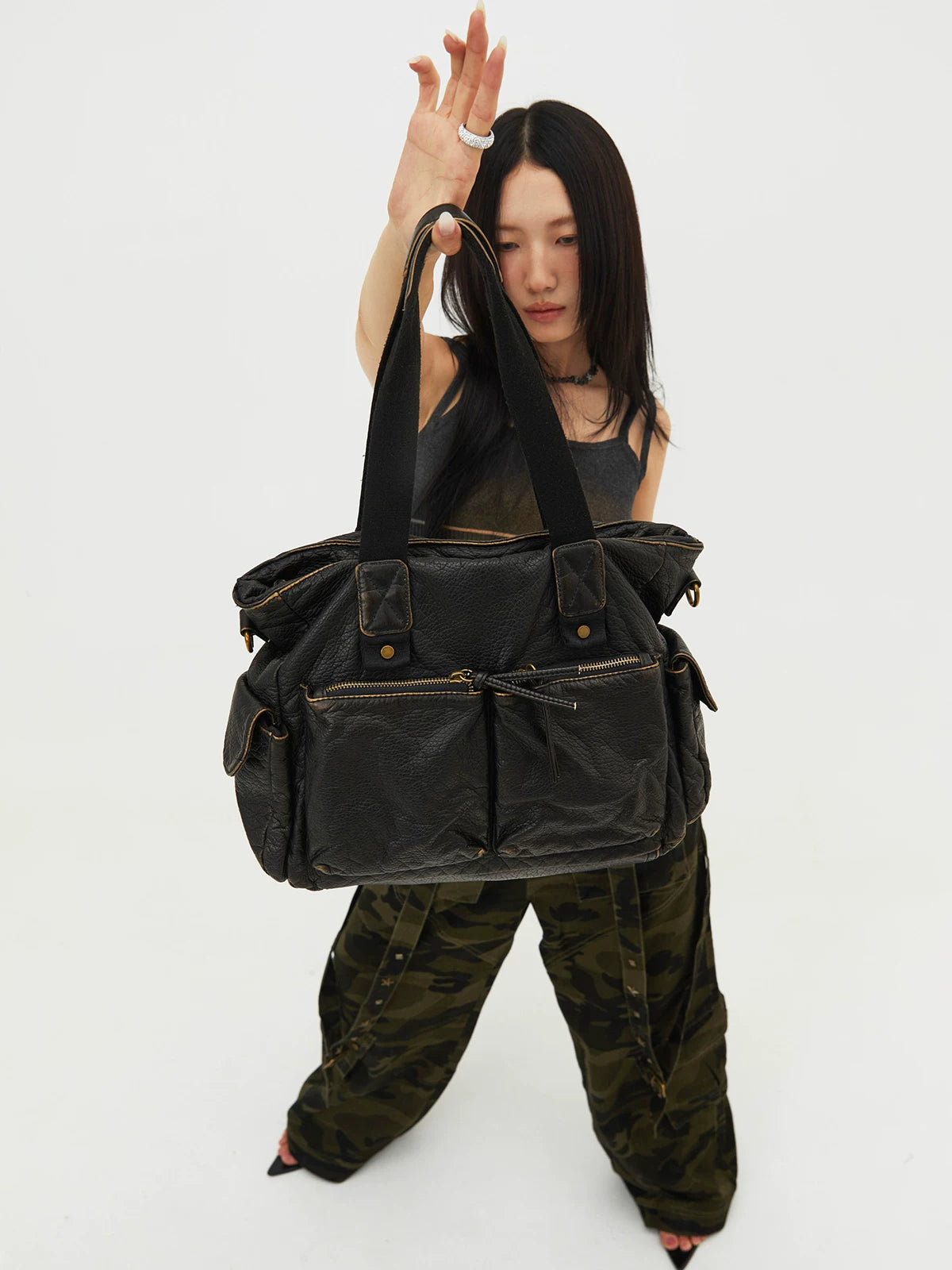 BINGBONG Gradual Change Versatile Messenger Bag