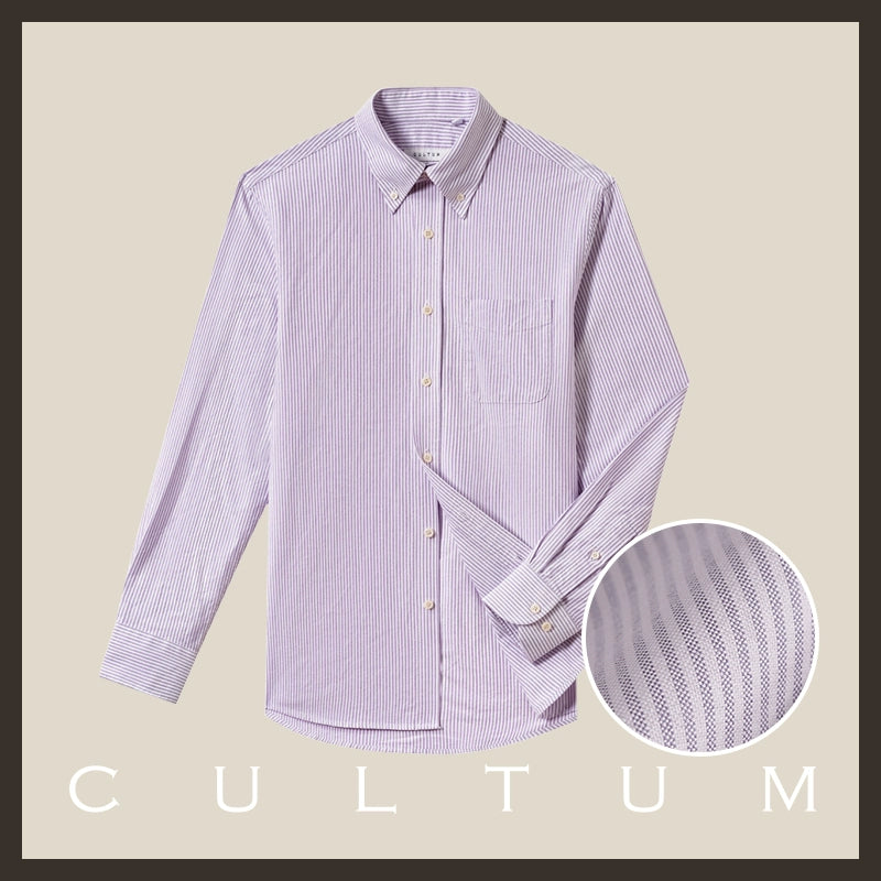 CULTUM Button-down Striped Shirt