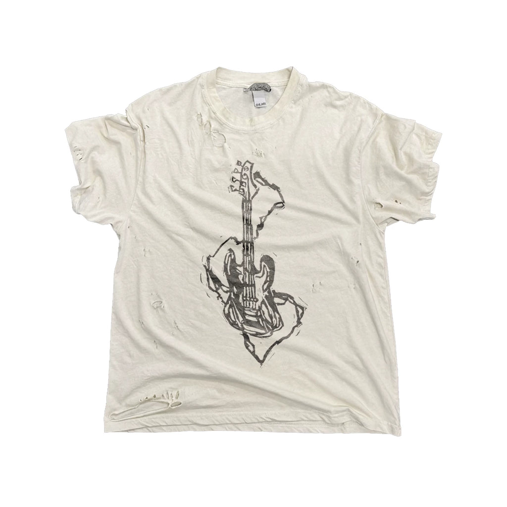 SHIBU Dark Irregular Hanging Dye Casual Tee