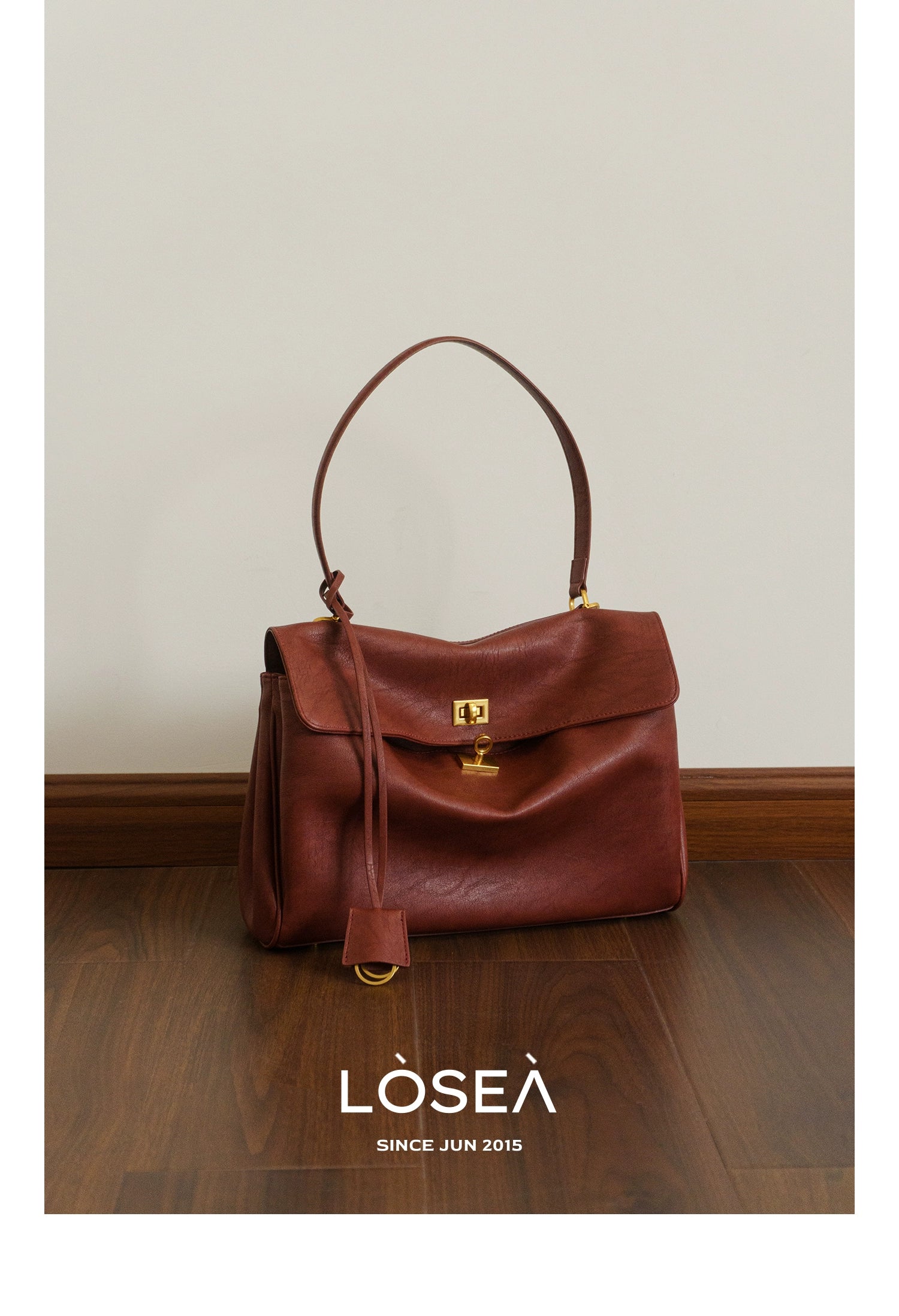 LOSEA Large Capacity Commuter Versatile Shoulder Handbag