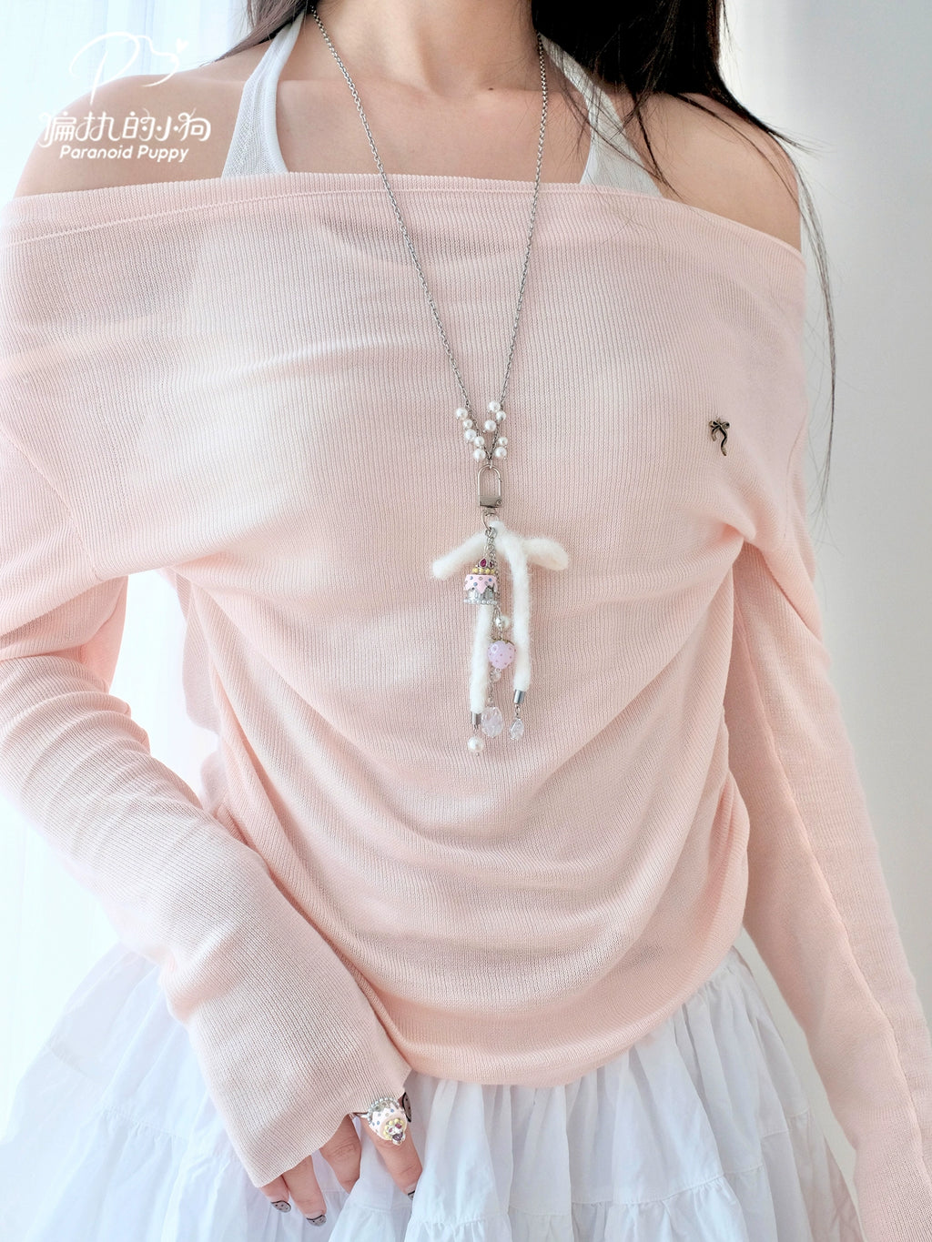 Paranoidp Strawberry Cake Cute Necklace
