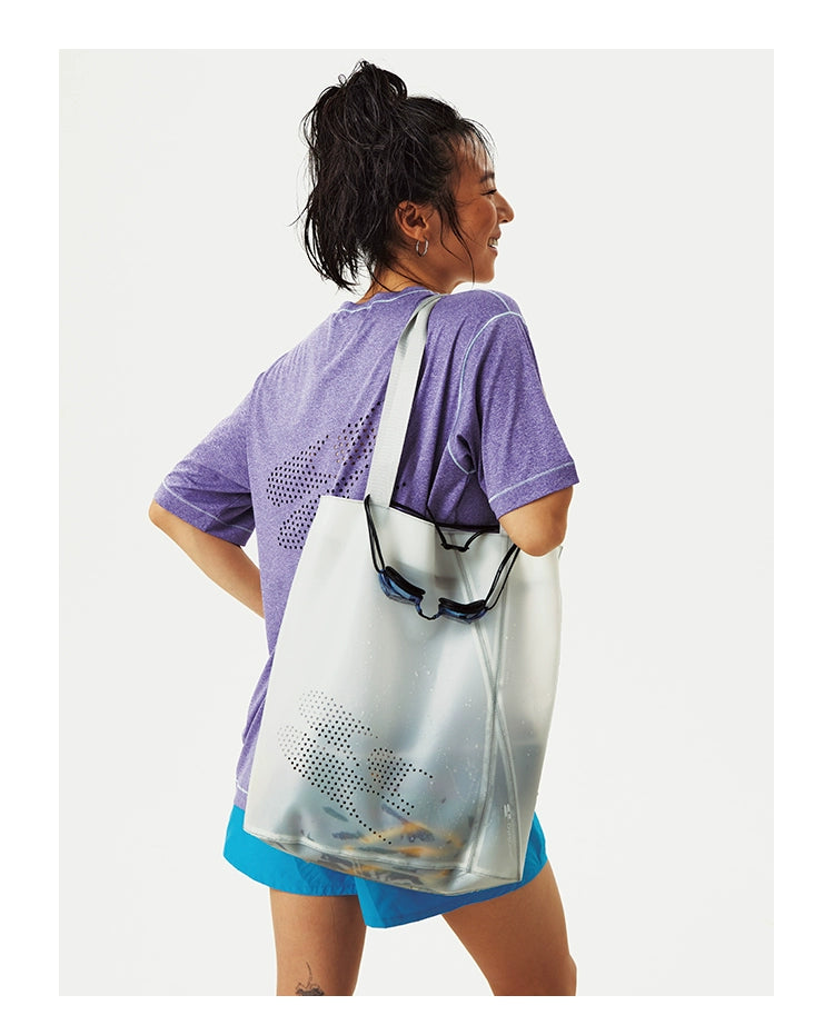 CryingCenter Environmentally Friendly Degradable Splicing Star Tote Bag