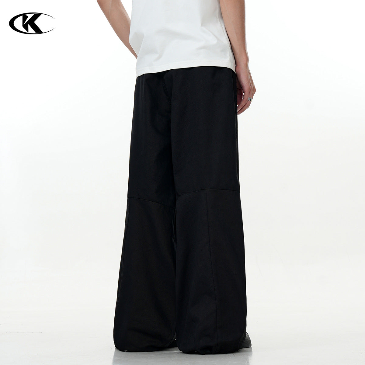 11KN  three-dimensional tailoring split pleated Pants