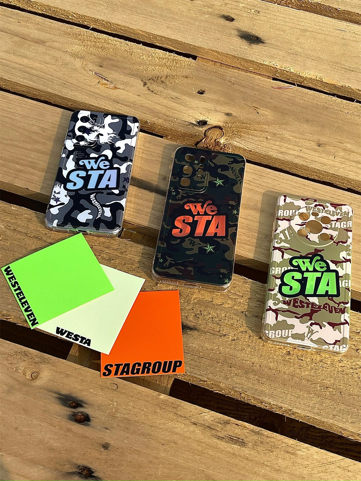 WESTELEVEN Huawei Camouflage Luminous Mobile Phone Case