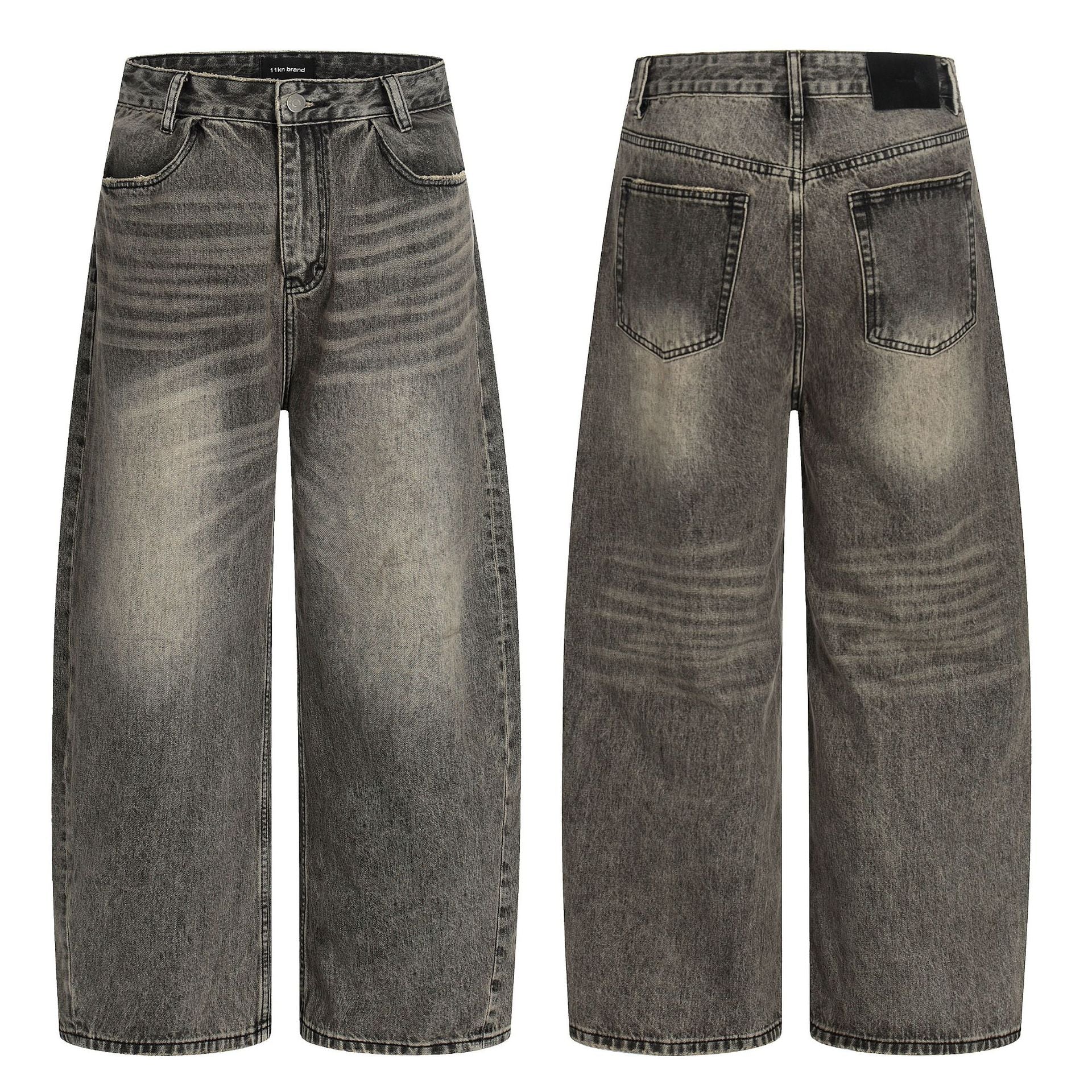 11KN Vintage Loose Versatile Wide Leg Pants