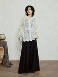 SUNYVONNE Lace Hooded Premium Jacket