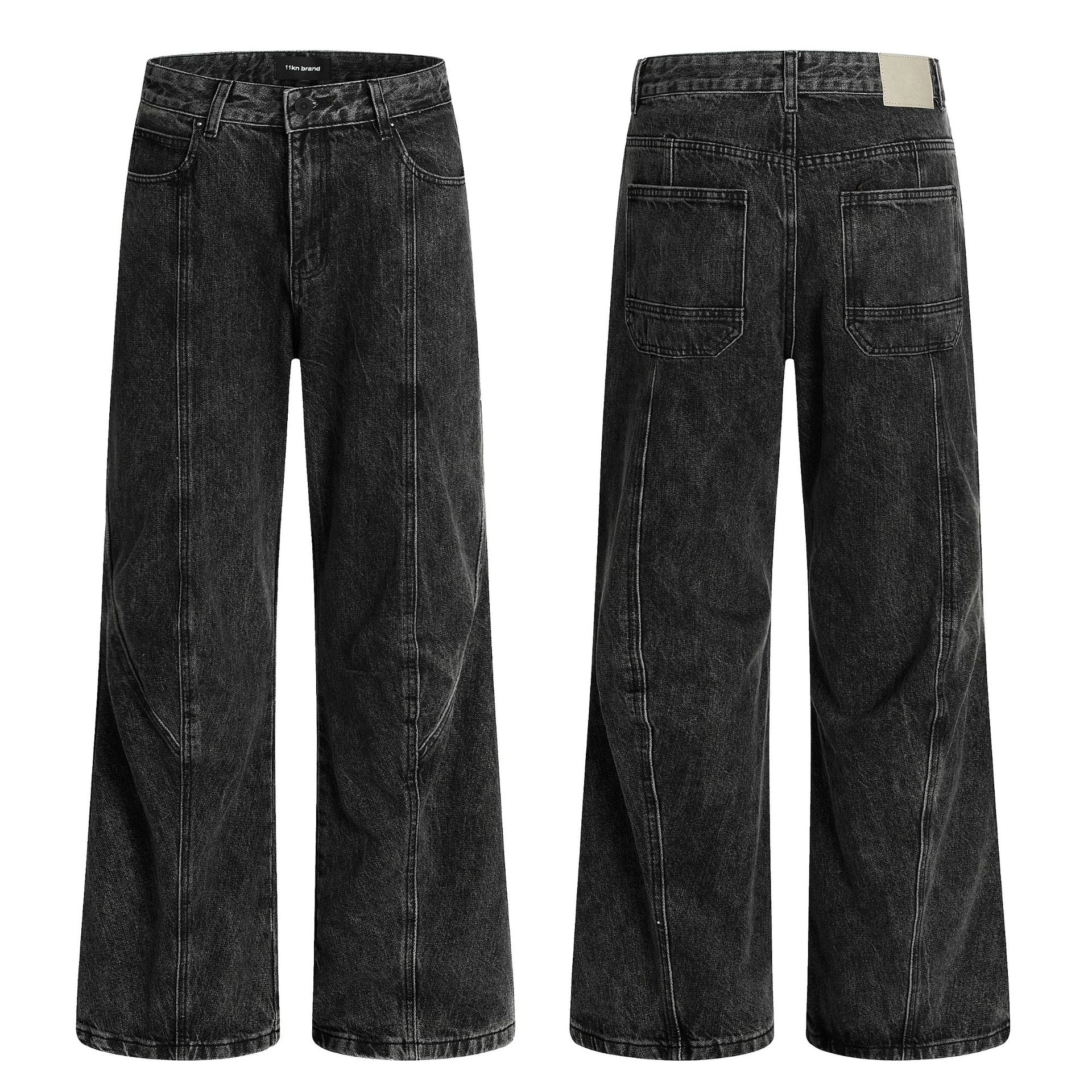 11KN Vintage Micro Straight Loose Jeans