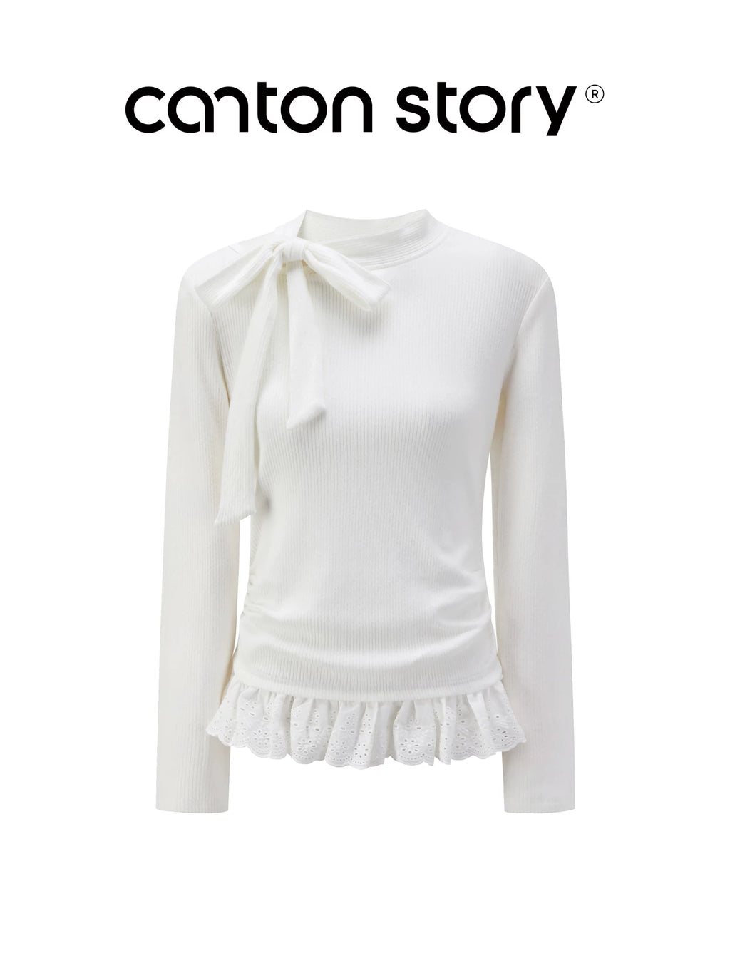 Cantonstory Atmosphere Loose Warm Knitted Sweater