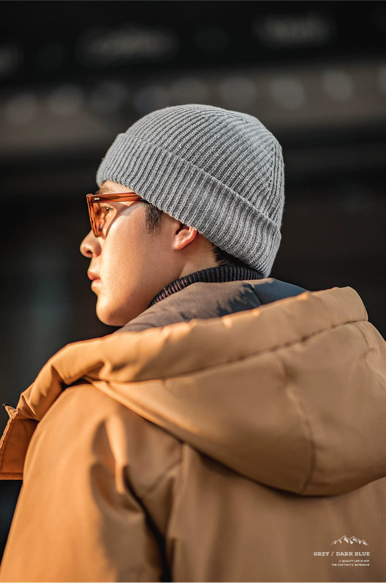 Maden Vintage Alphabet Knitted Wool Hat