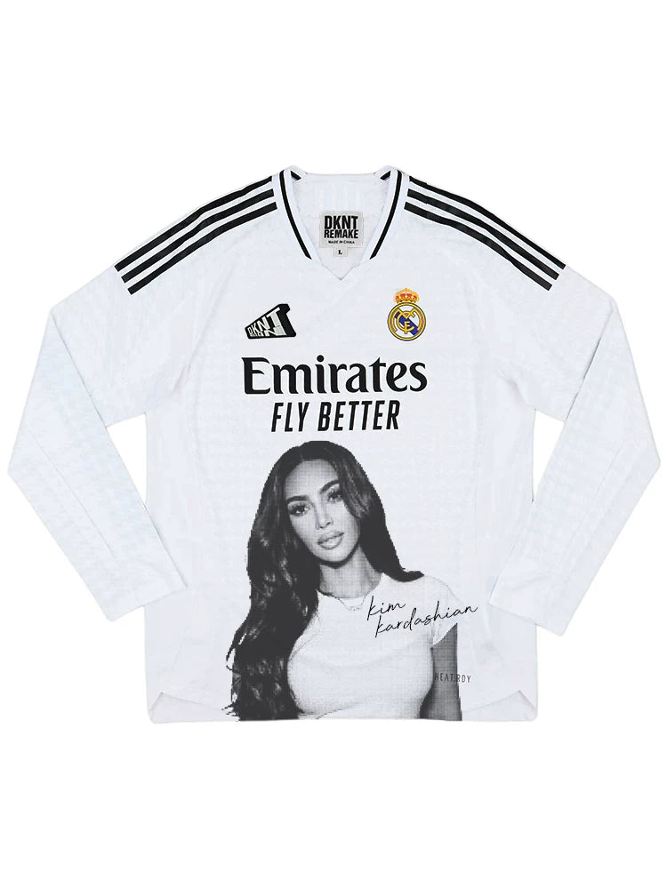 KANYE Portrait Print Casual Versatile Tee