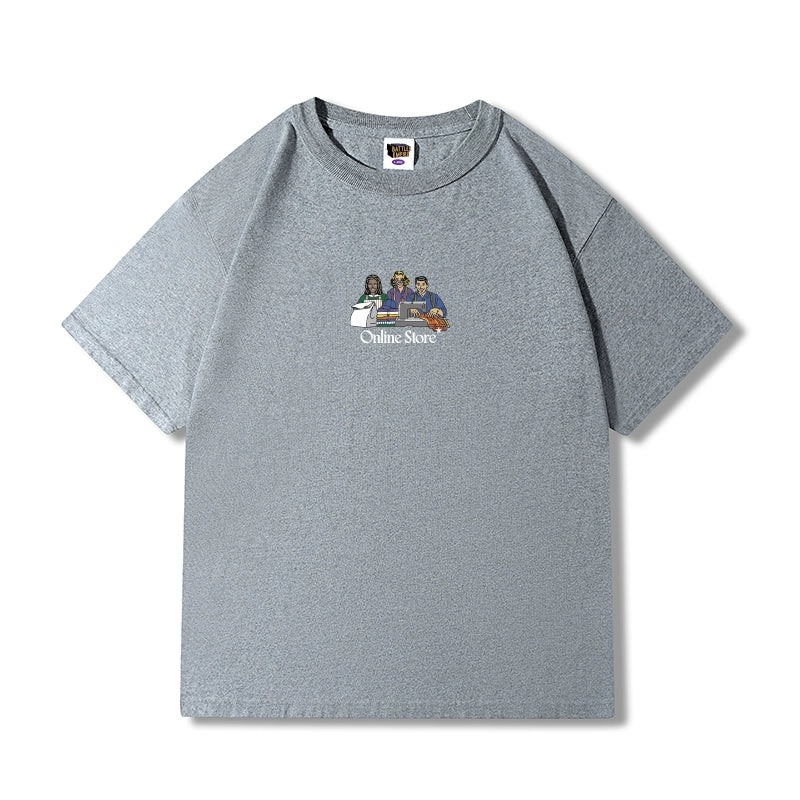 Battles Retro Crew Neck Loose Tee