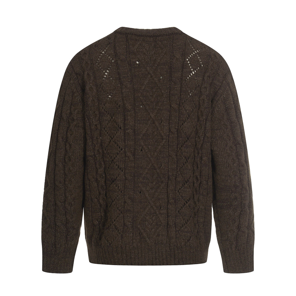 11KN Vintage Crew Neck Knitted Sweater