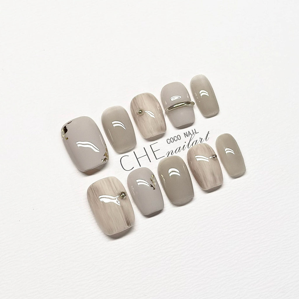 CoCo Small Flower Cat Eye Handmade Manicure Wear Nail