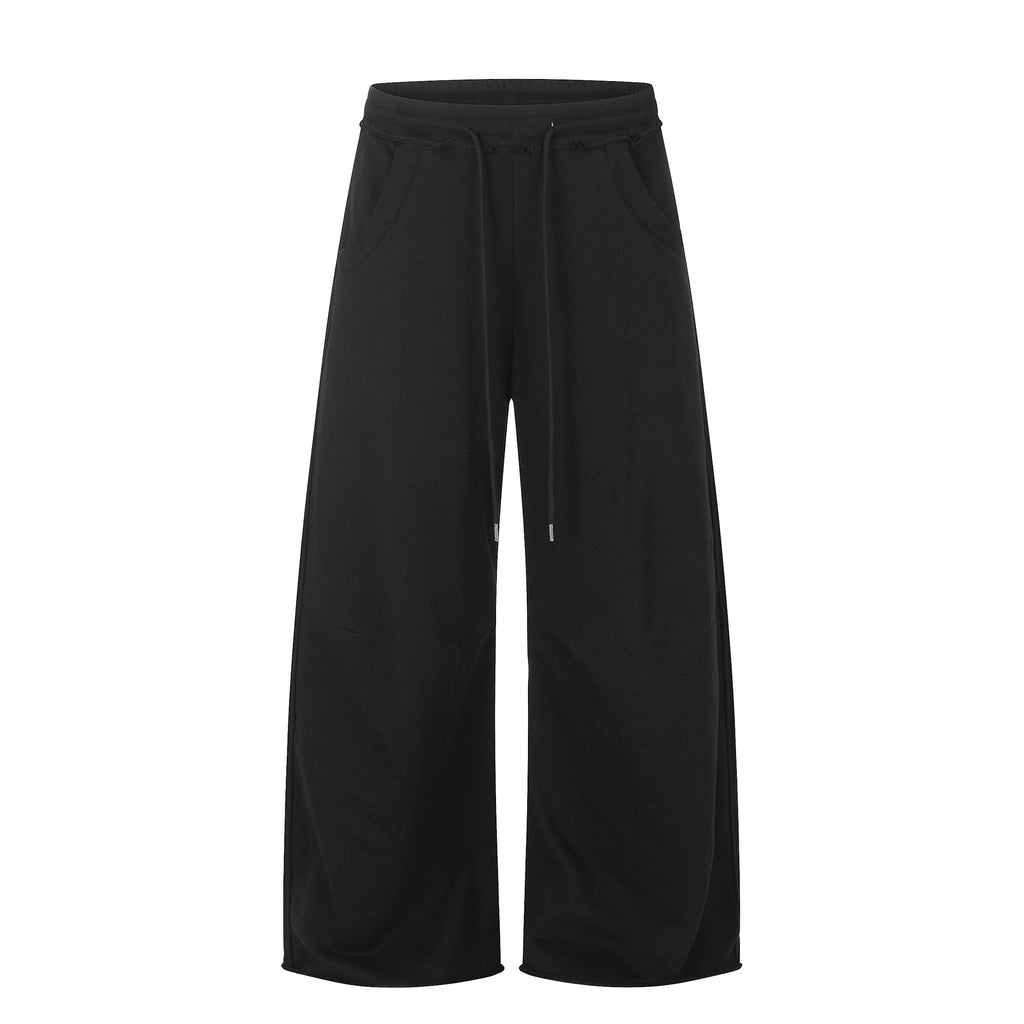 11KN Casual Straight Letter Printed Sweatpants
