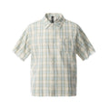 BTSG polished plaid burr short-sleeved shirt