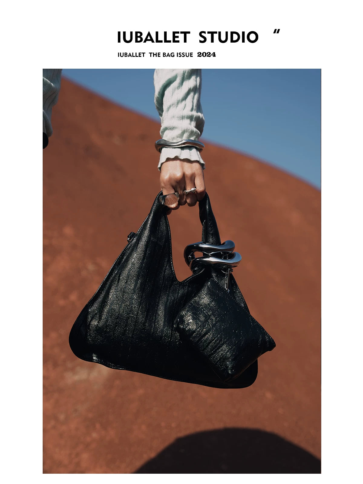 IUBALLET First-layer Cowhide Messenger Bag