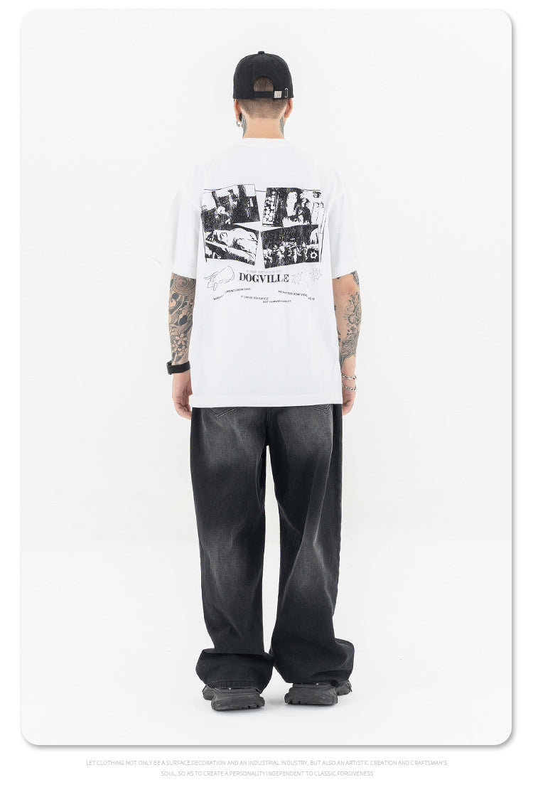 FORGIVNESS Illustration Printing Short Sleeve Tee