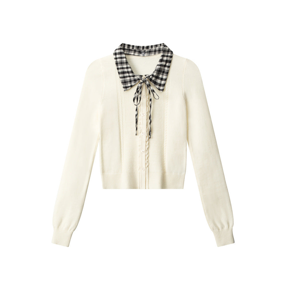 Nariele Korean Small Fragrant Cardigan Long Sleeve