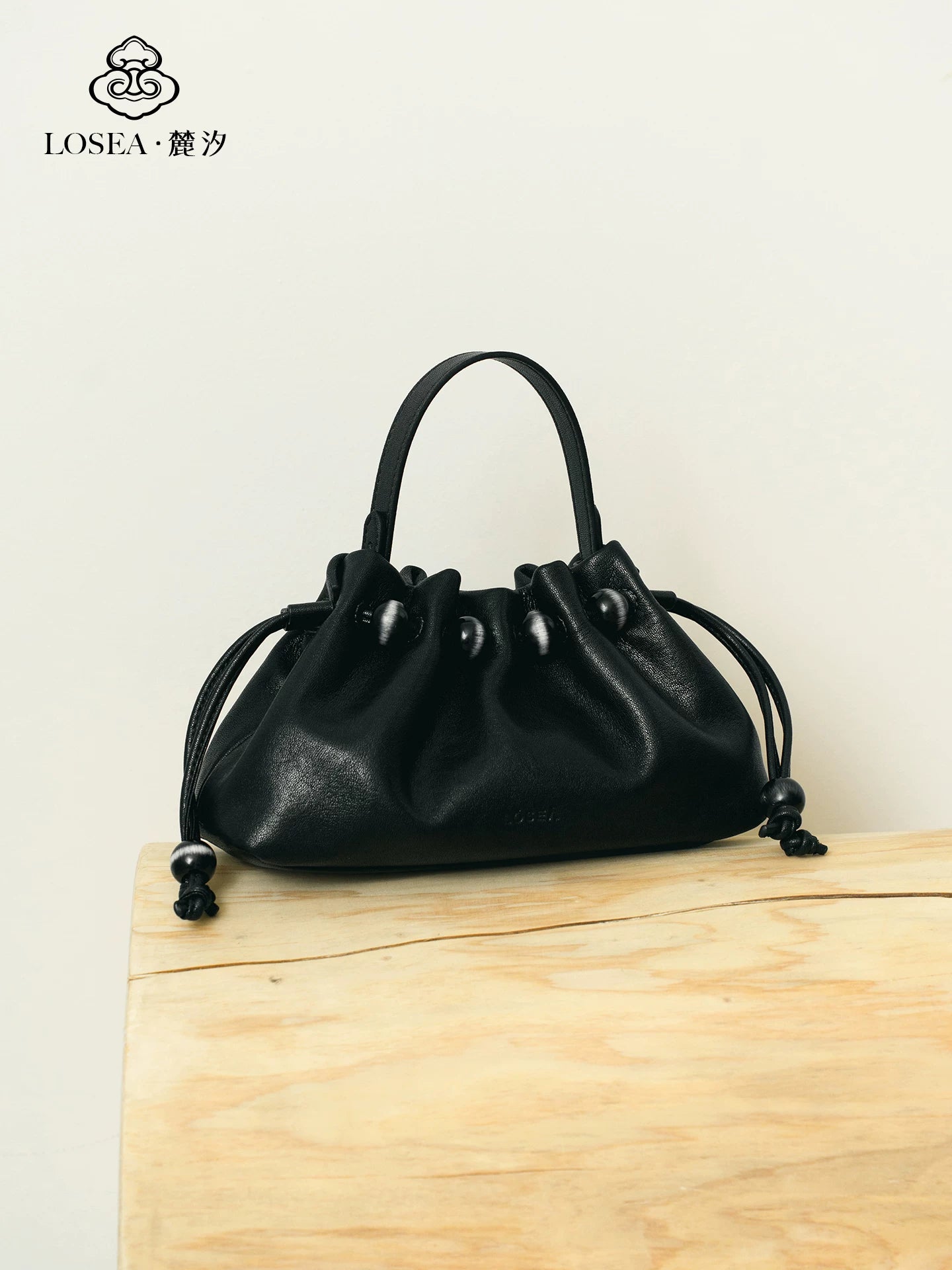 LOSEA Cowhide Strap Shoulder Messenger Bag