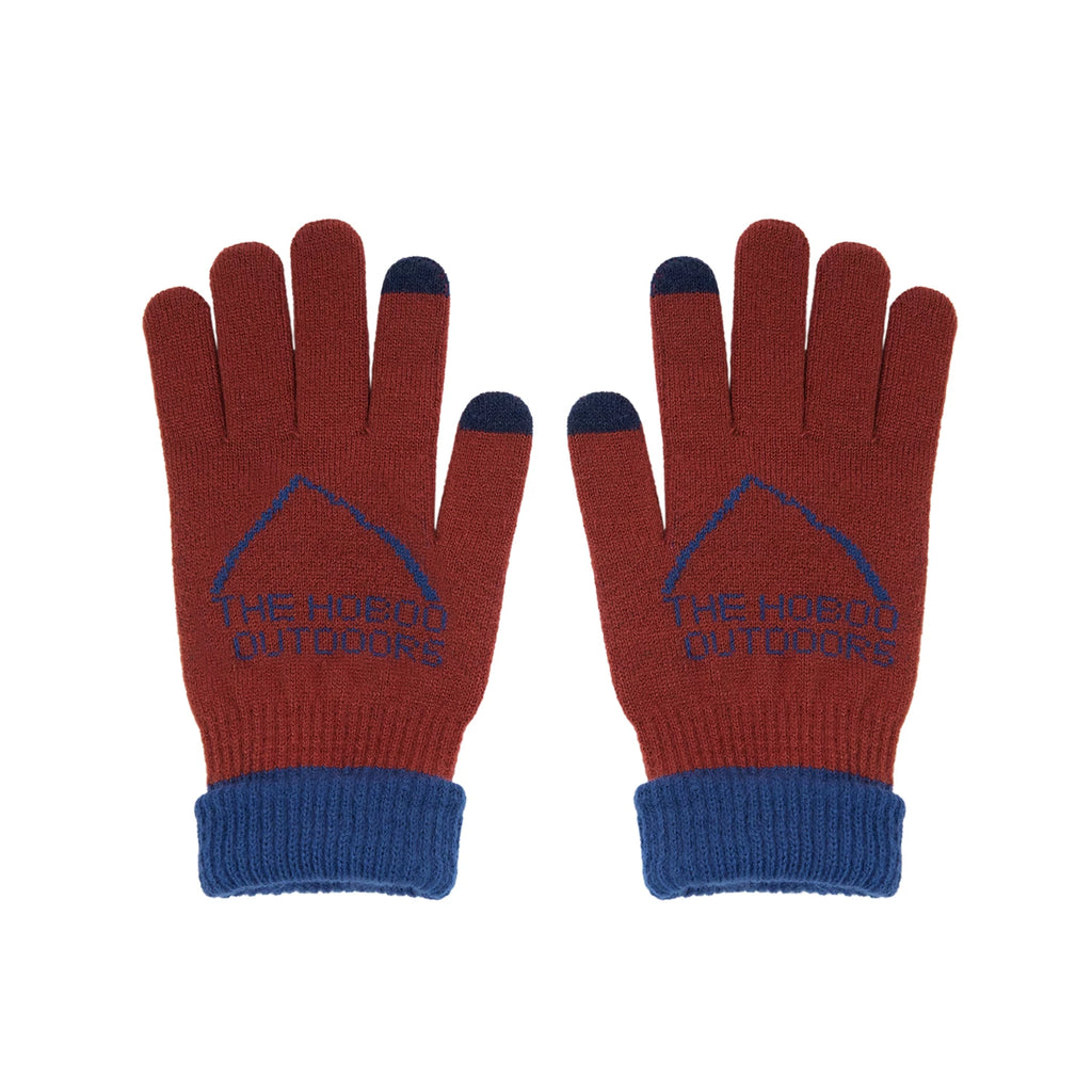 THE HOBOO Jacquard Knitted Wool Gloves
