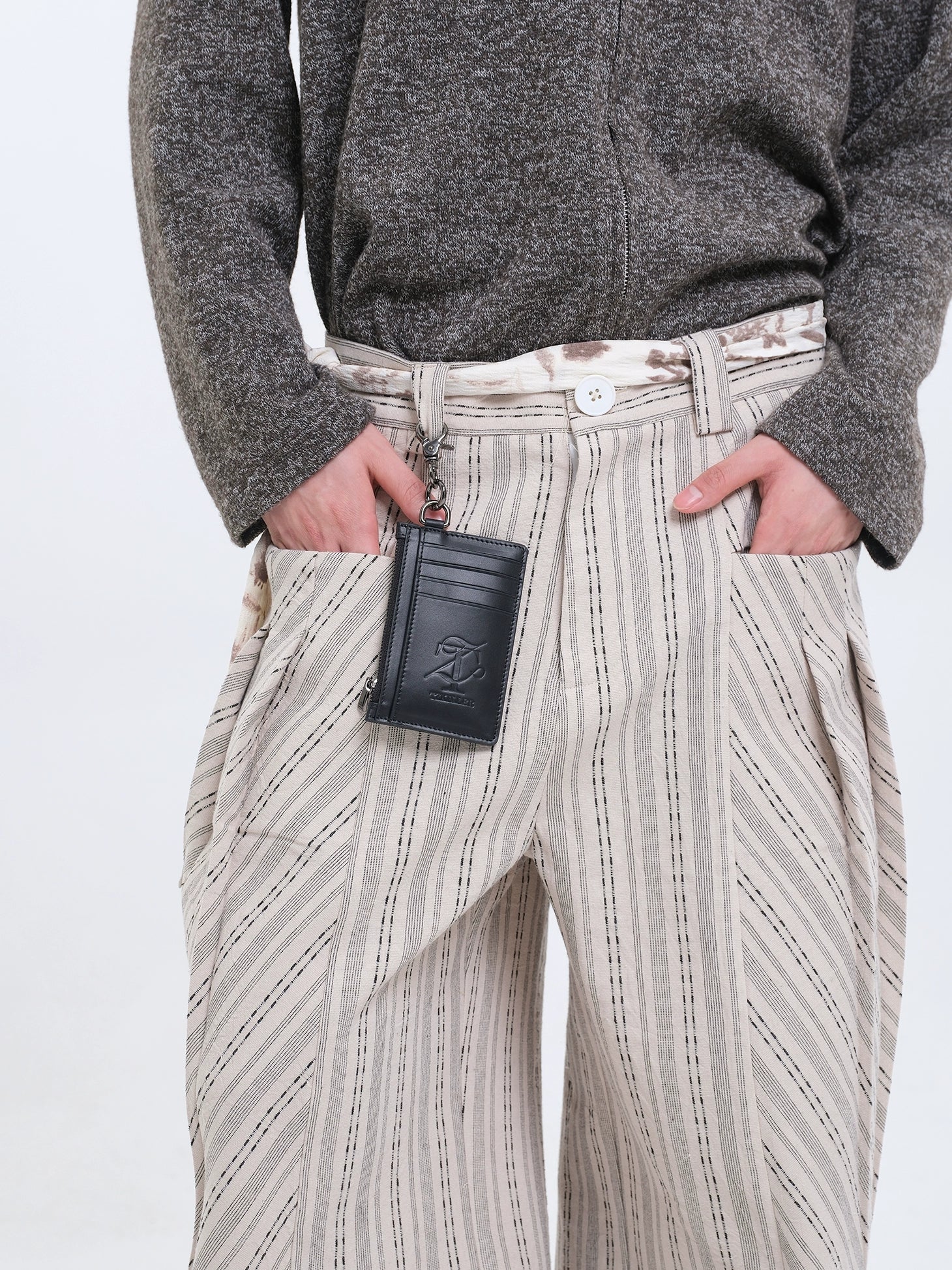 TZ Killer First Layer Cowhide Waist Chain Key Bag