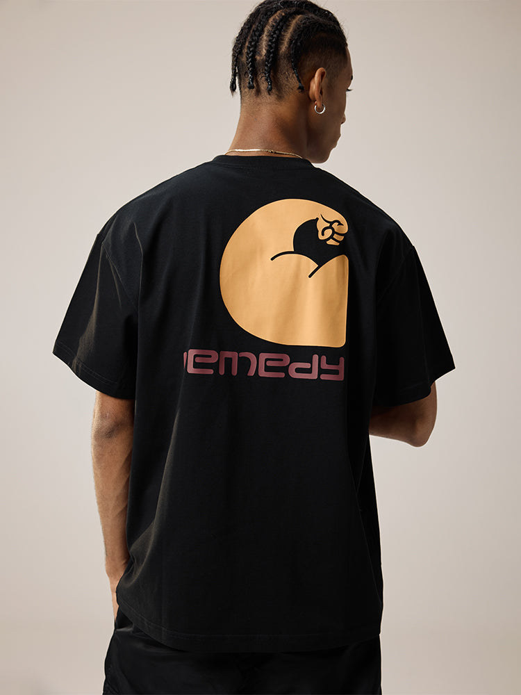 Remedy [Kaha Skin] Summer National Tide Workwear Pocket Loose Tee