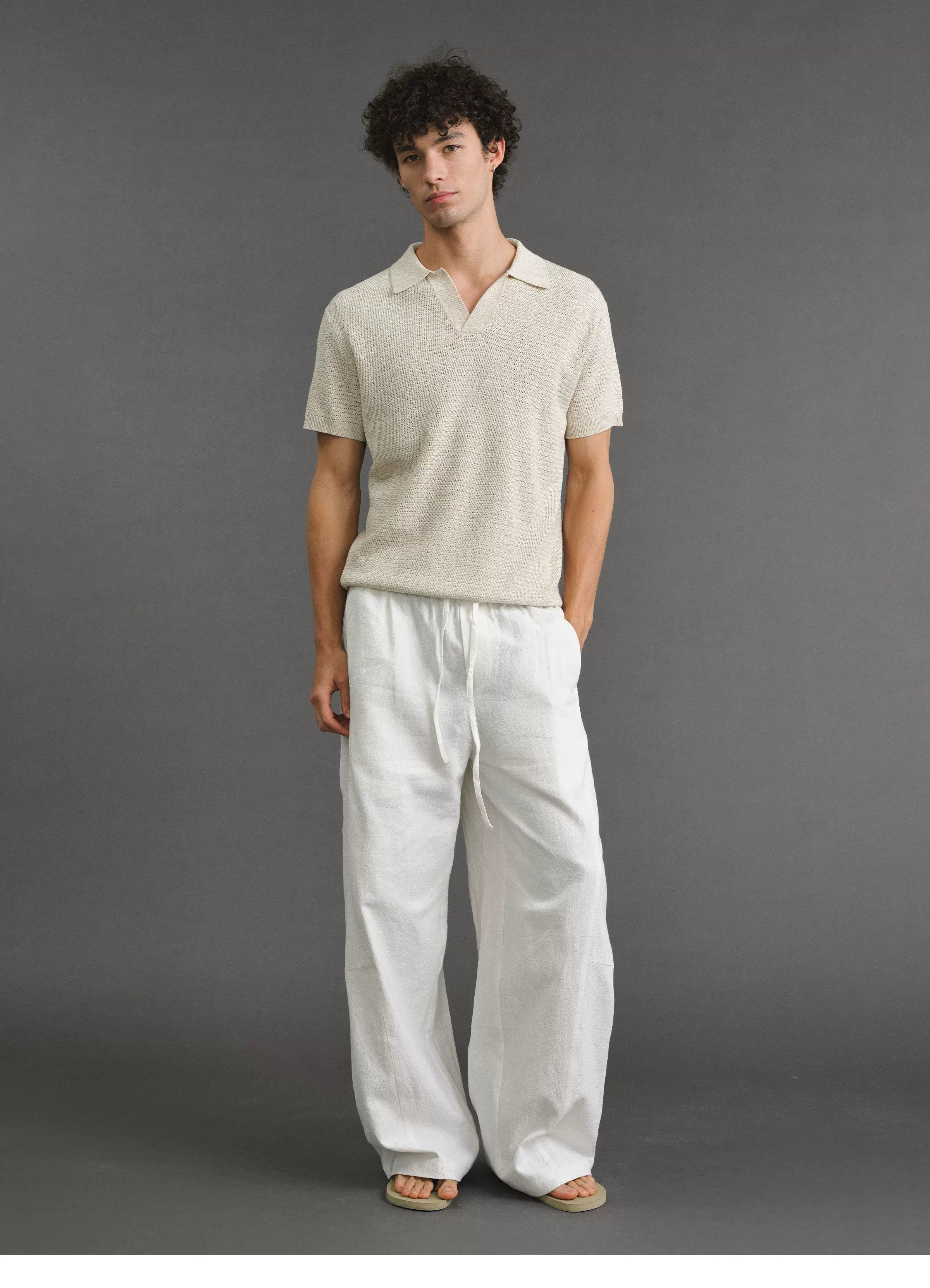 VLABMADE Vintage Lapel Knit Tee