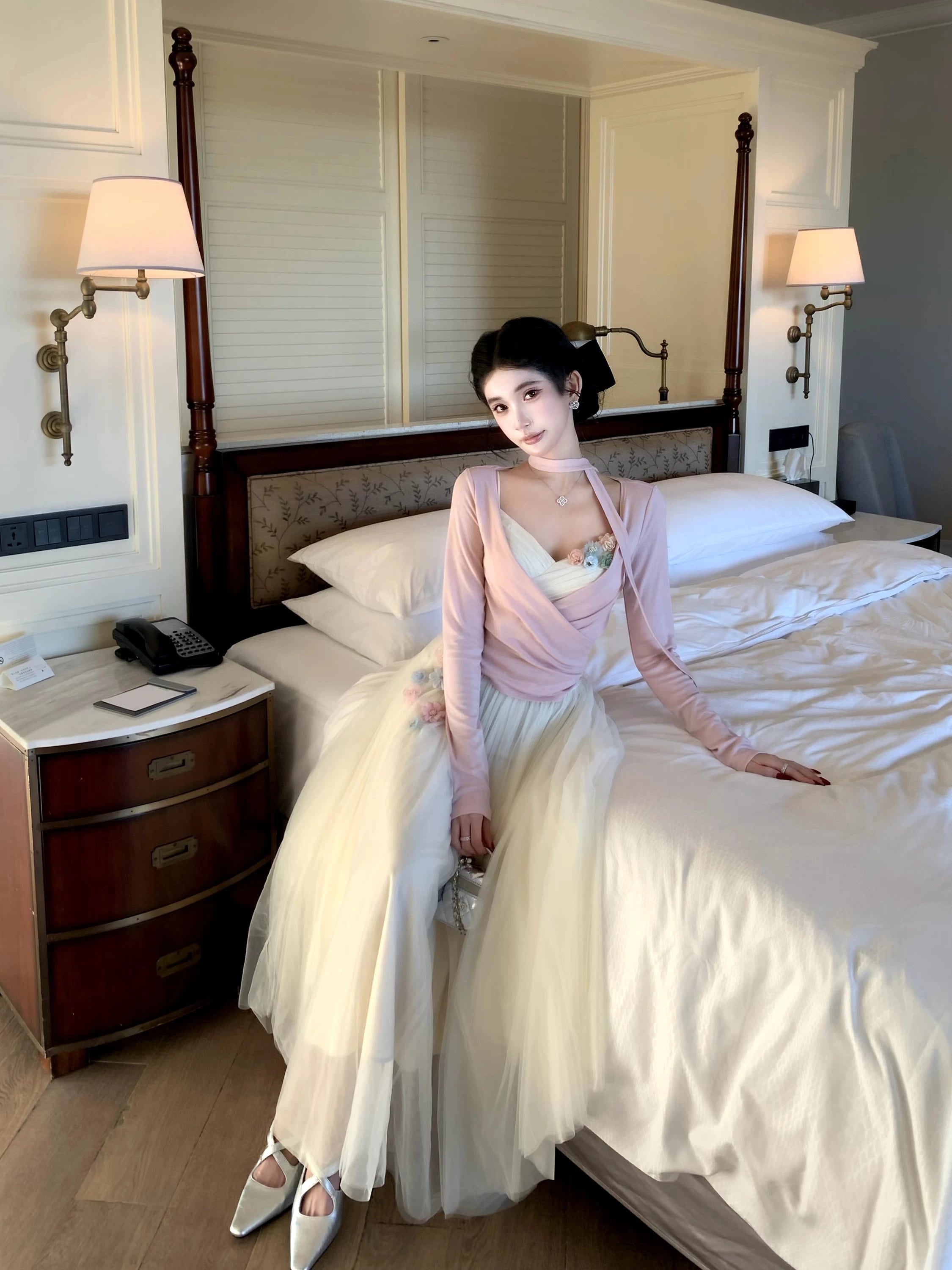 Barb Chill High Waist Mesh Skirt