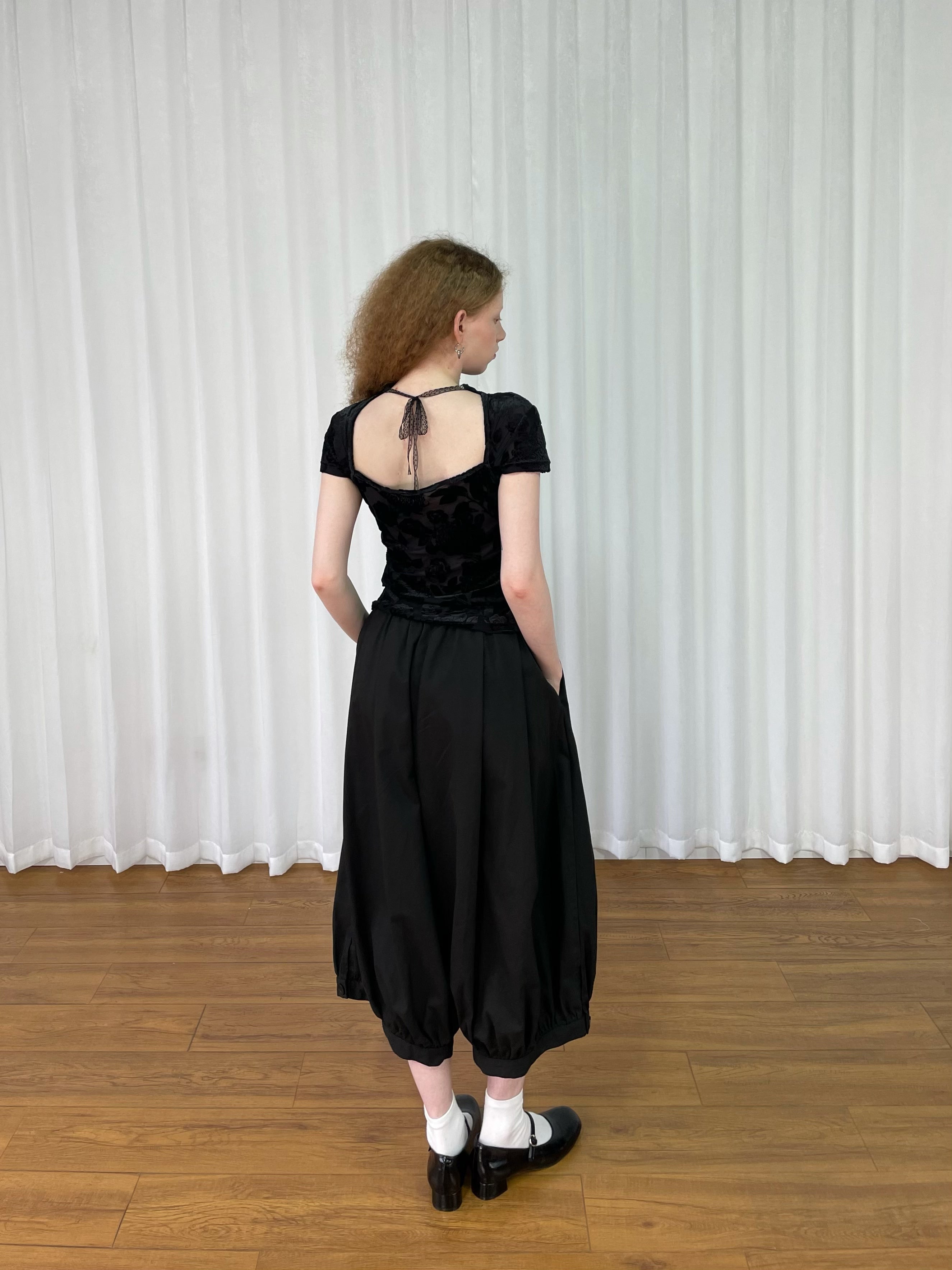 Loosesmell Jacquard Splicing Lace Skinny Shirt