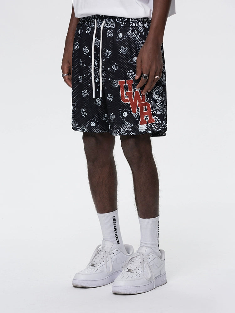 UNTILWERICH Quick-drying Sports Training Five-point Basketball Pants