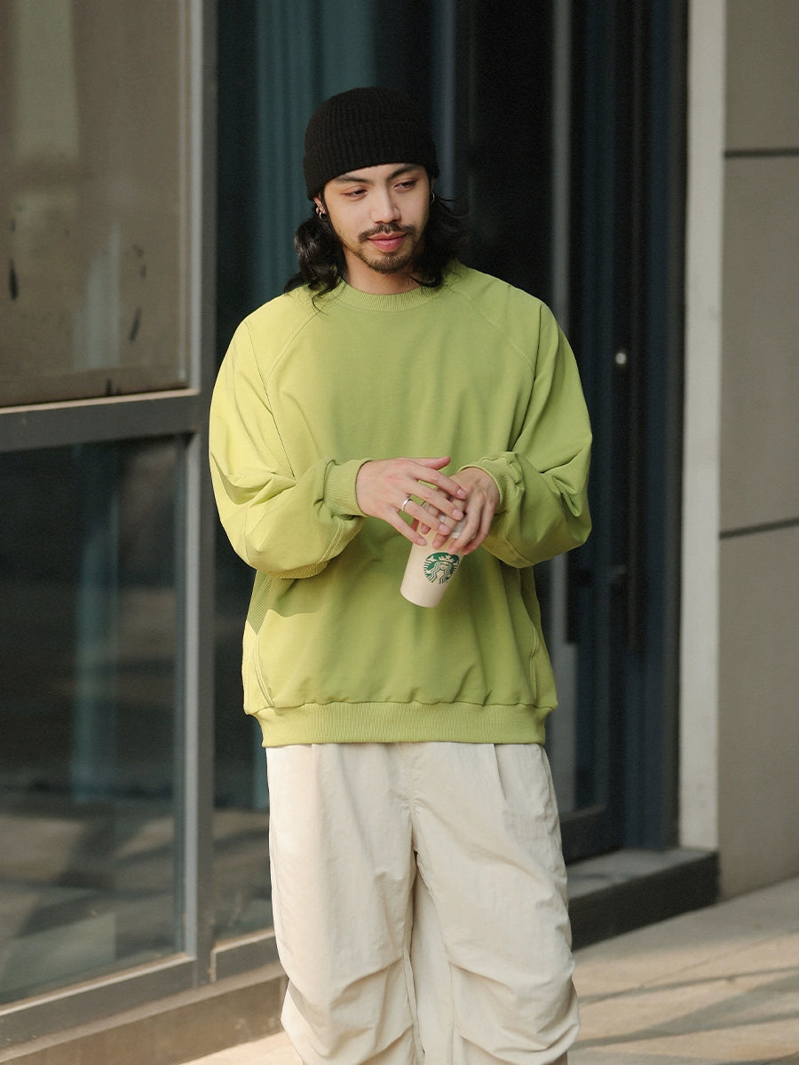 NOEARS Threaded Stitching Embroidered Sweater