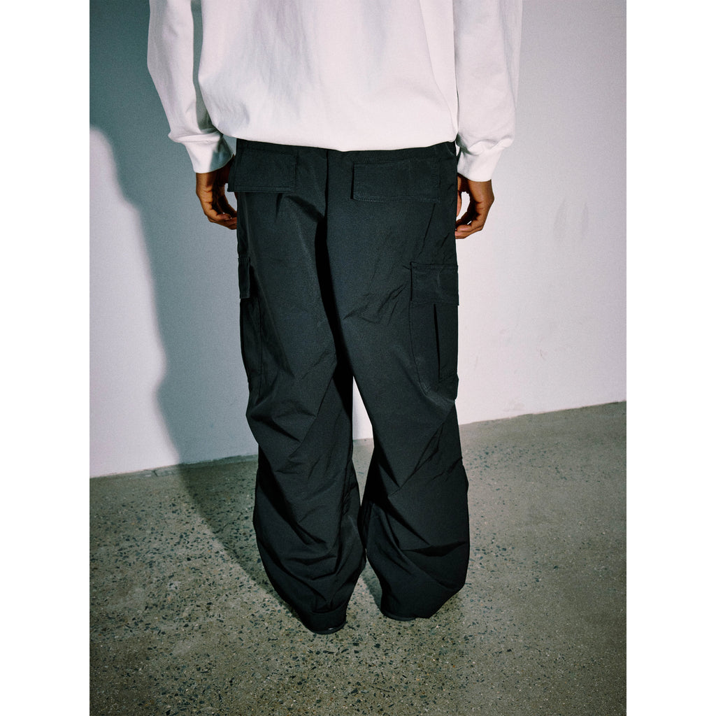 Anniehall Vintage Pant Leg Zip Nylon Overalls
