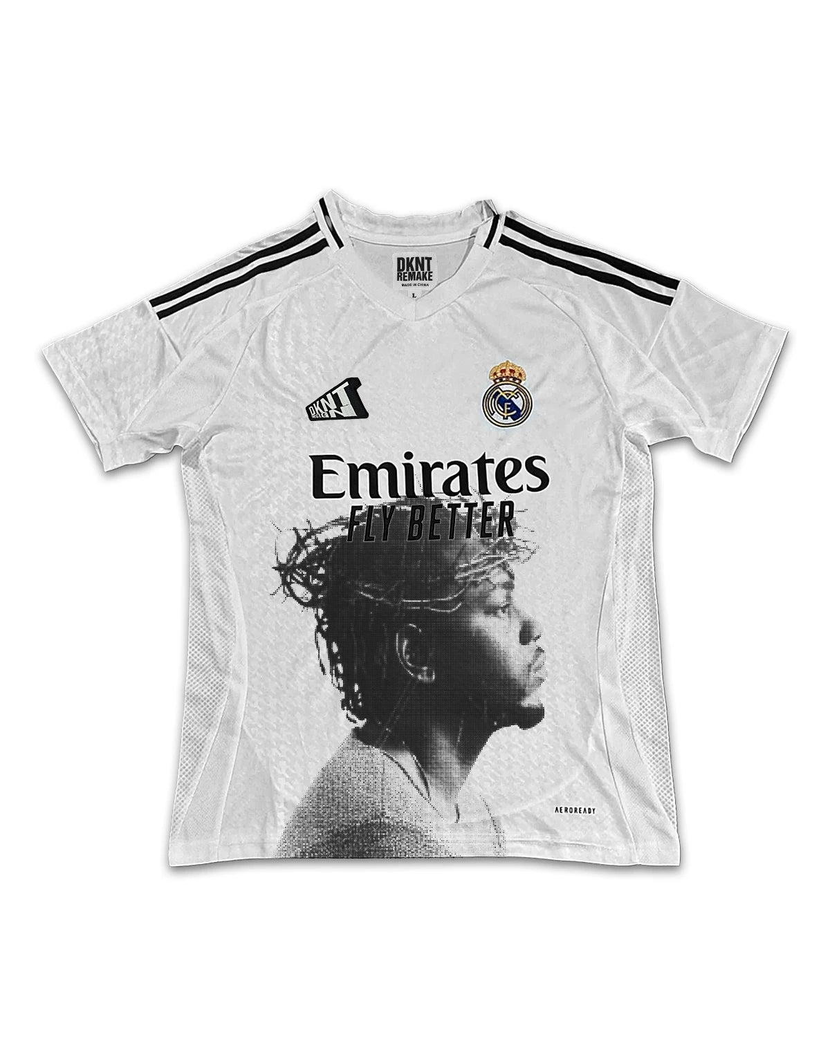 KANYE Casual Portrait Print Tee