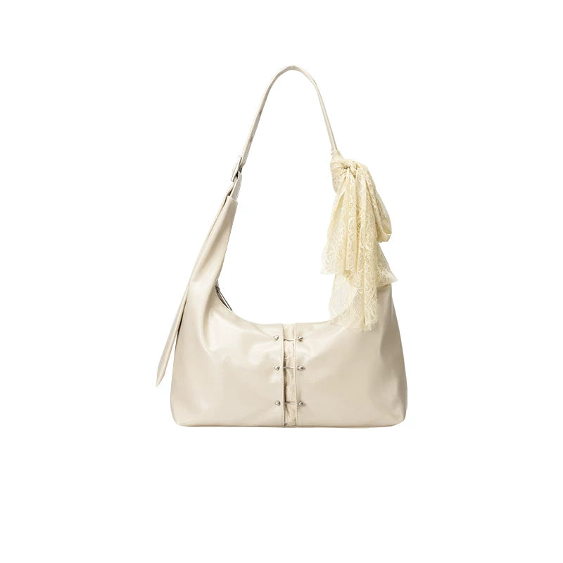Acynmixx Vintage Lace Large Capacity Tote Bag