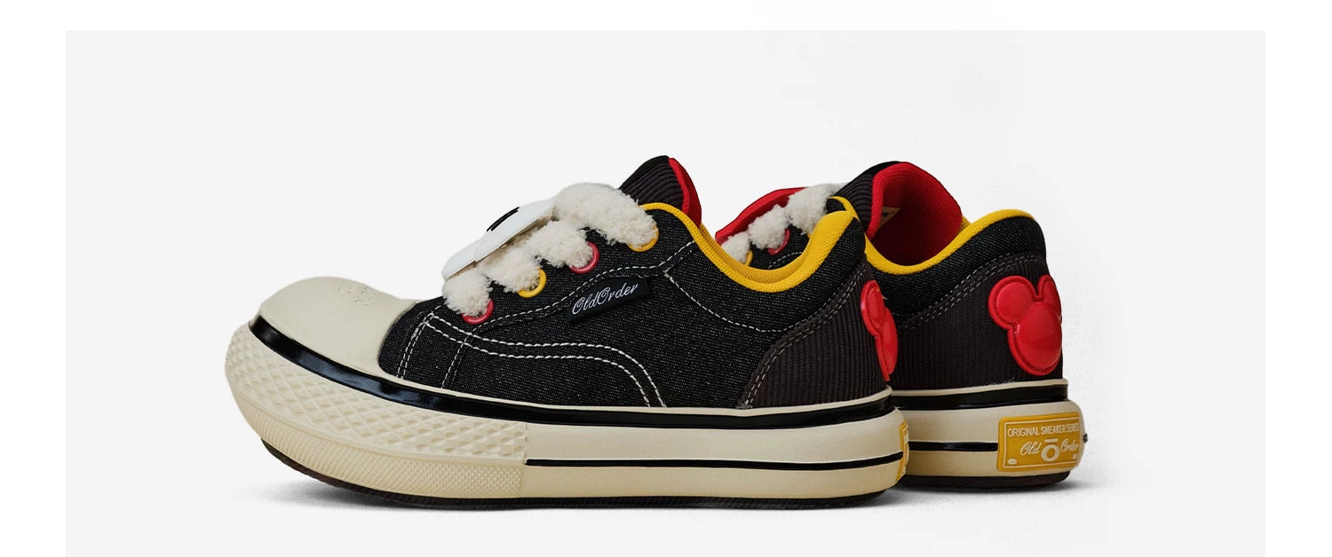 OLDORDER Retro Versatile Big Head Casual Espadrilles