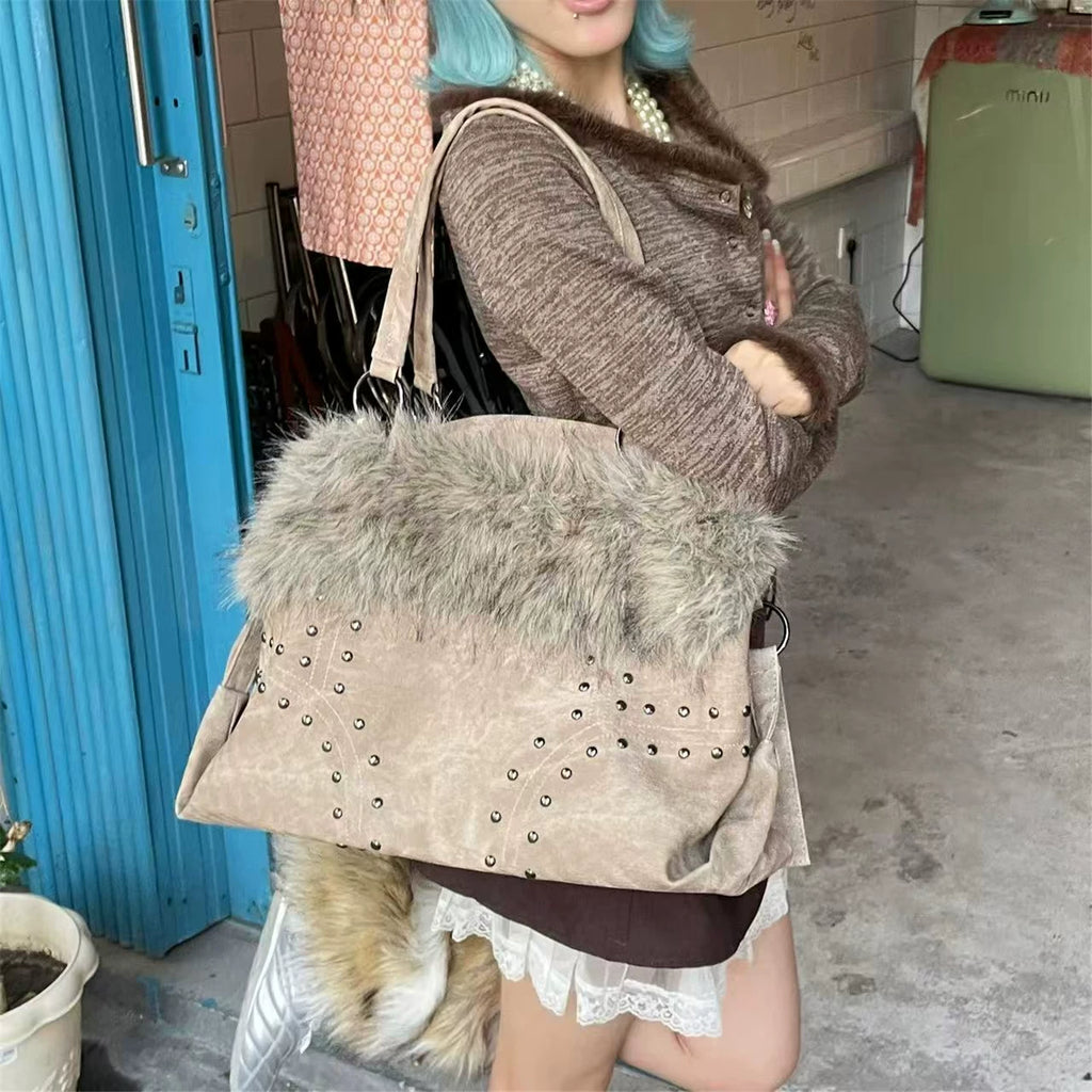Hottie Niche Plush Versatile Tote Bag