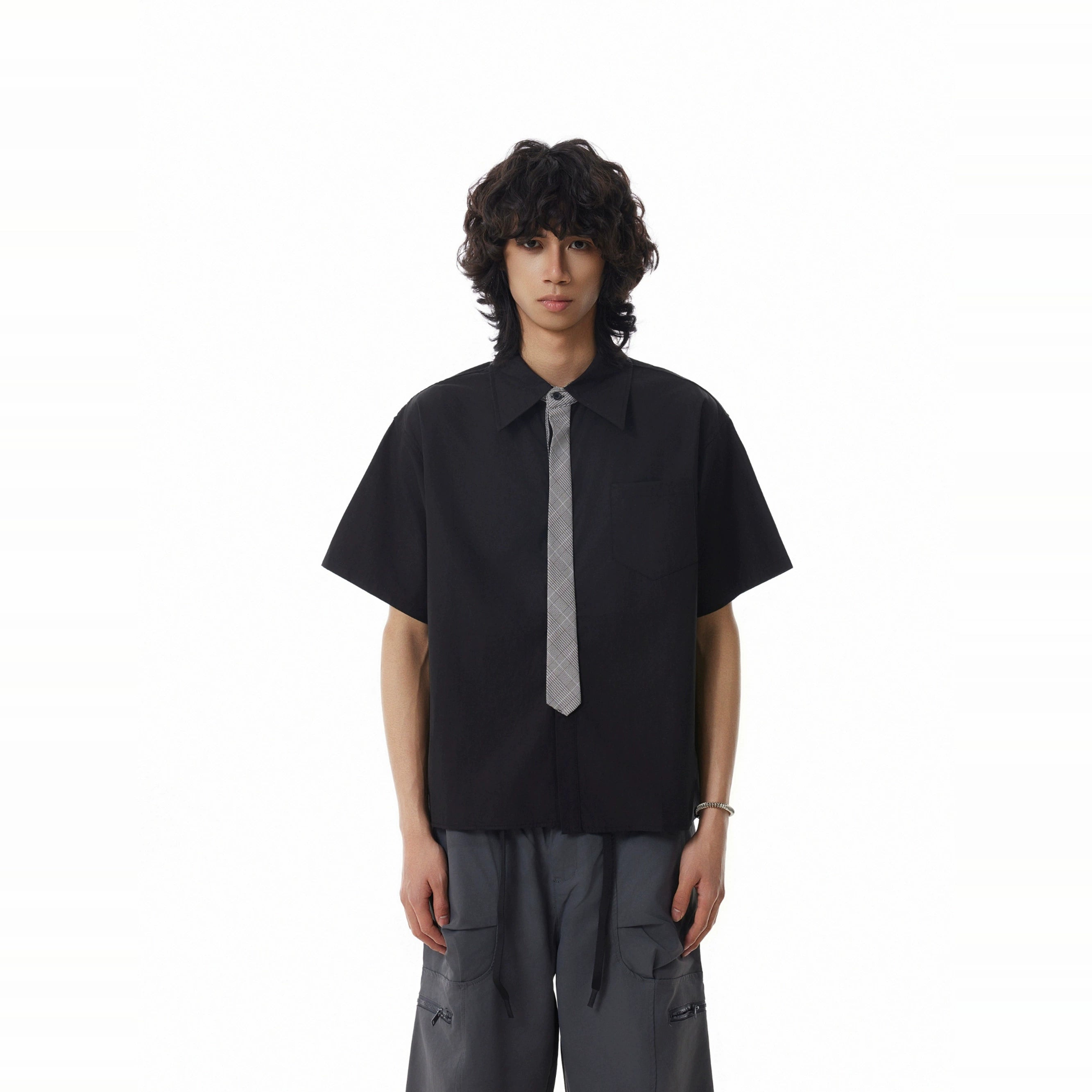 BTSG Fake Two-piece Commuter Shirt