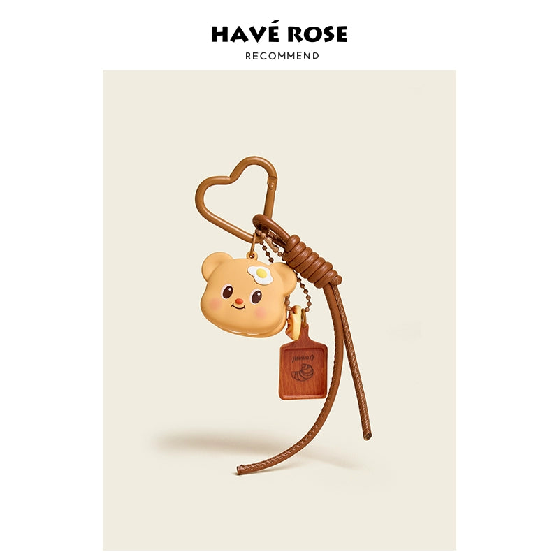 HAVEROSE Butter Bear Keychain Pendant
