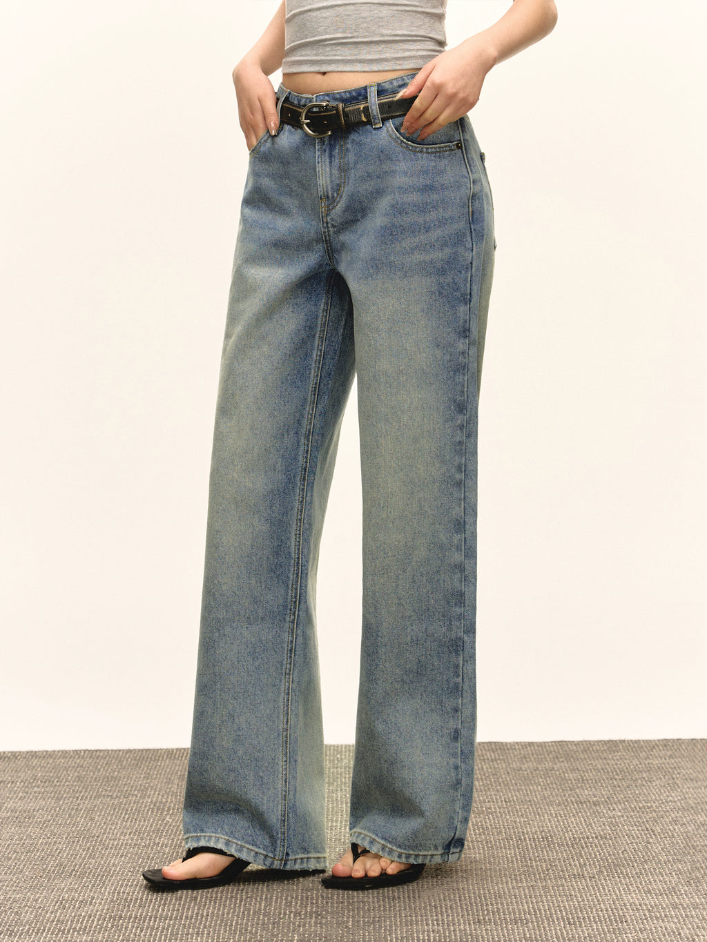Ariseism Retro Casual Jeans