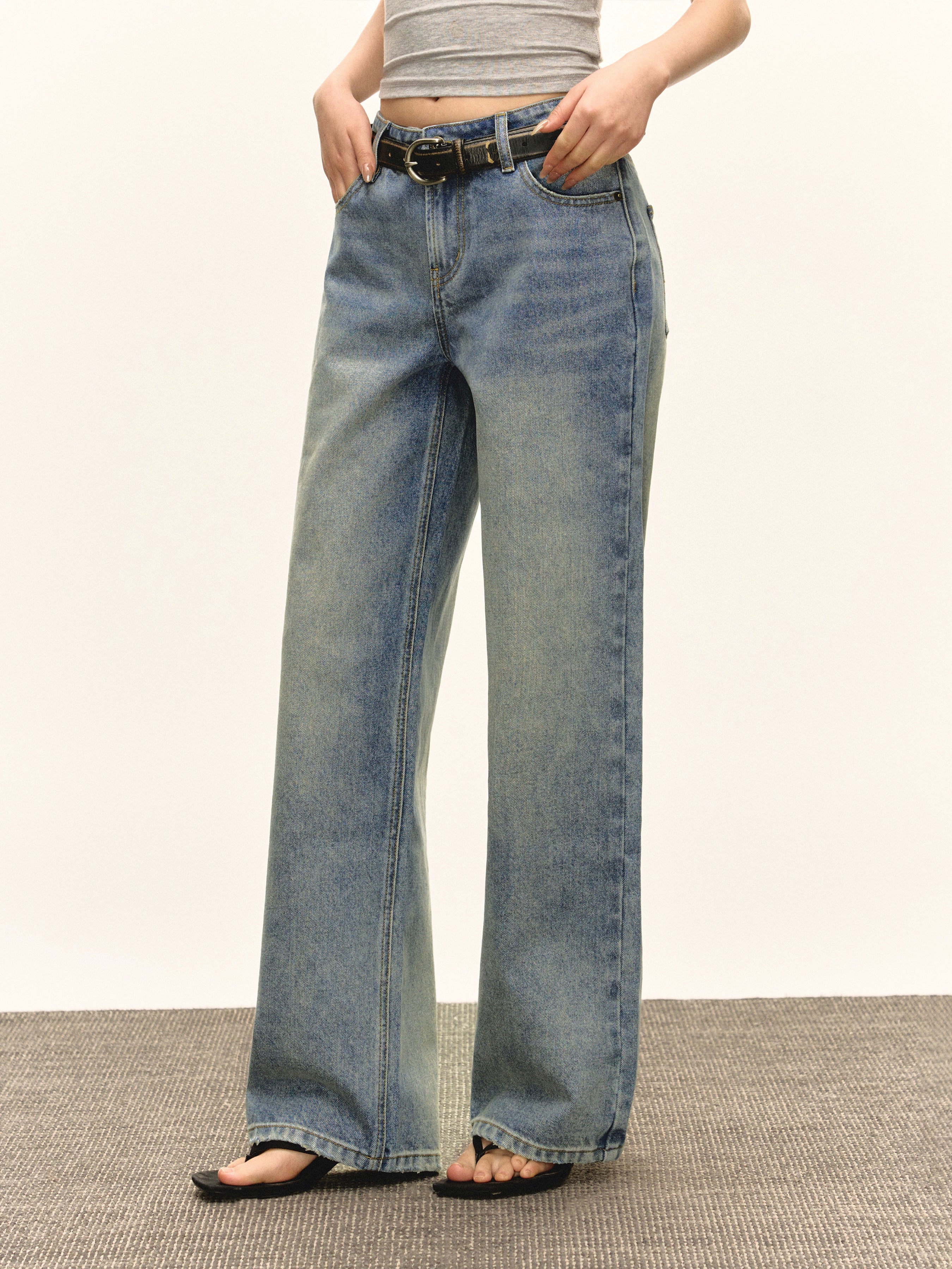Ariseism Retro Casual Jeans