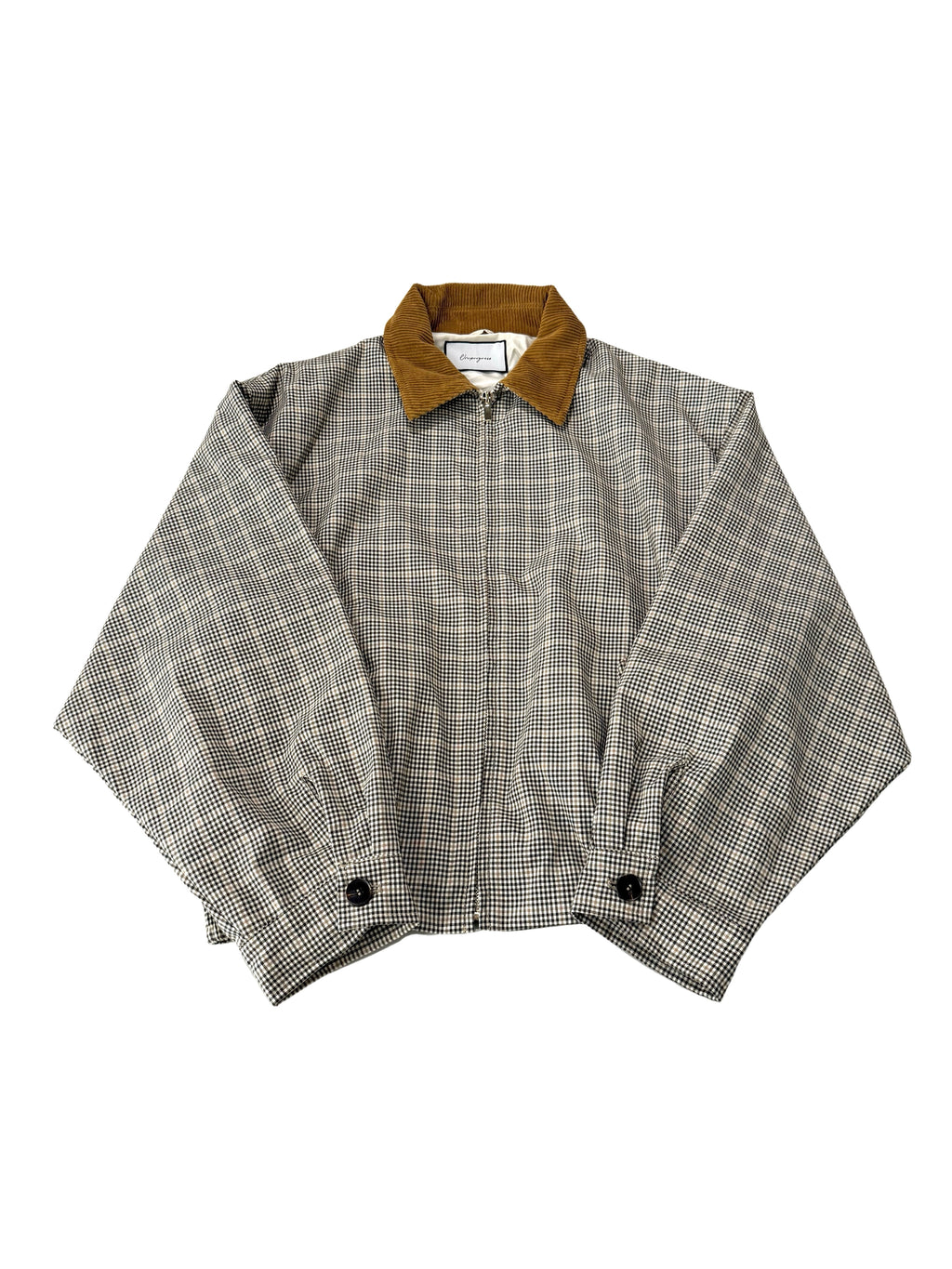 VOWPROGRESS Corduroy Short Wide Silhouette Jacket