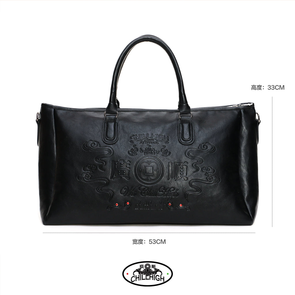 ChillHigh Leather Diagonal Hanging Portable Large Capacity Bag