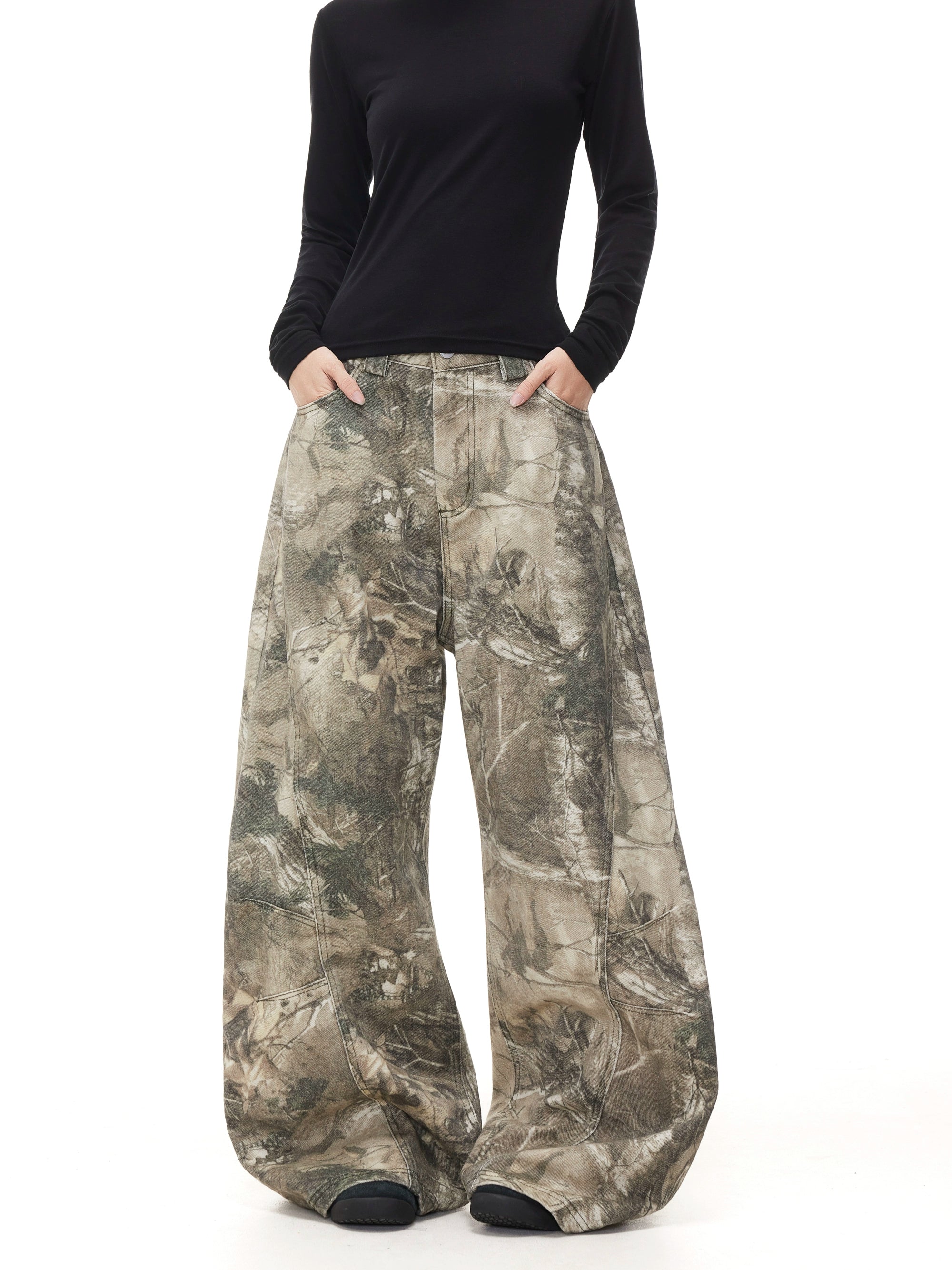 BTSG Embroidered Branch Camouflage Overalls