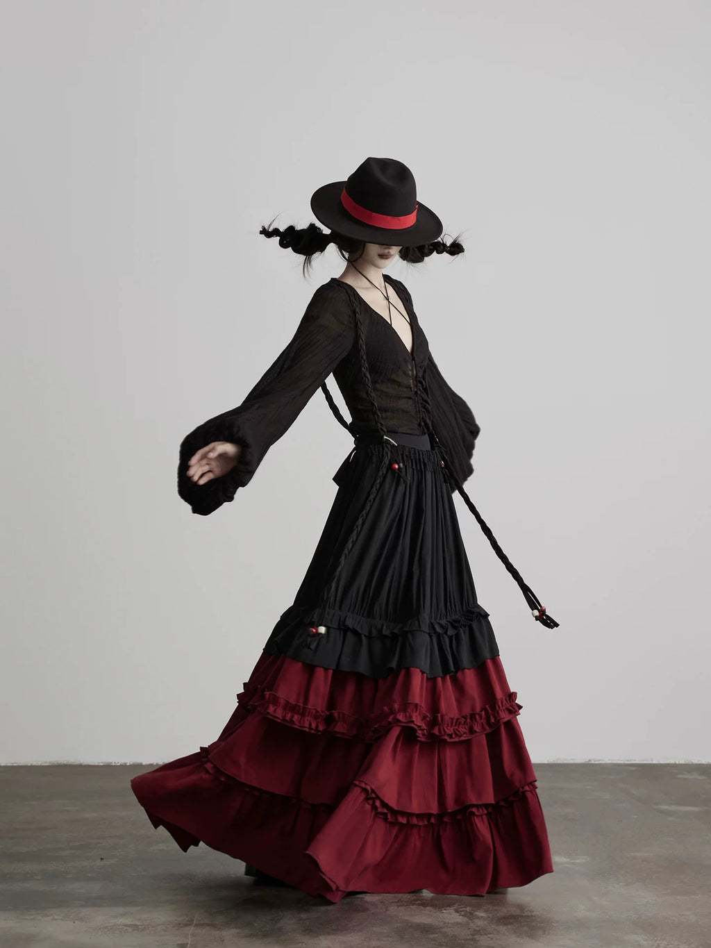 INDULGE Floating Rope Waist Skirt
